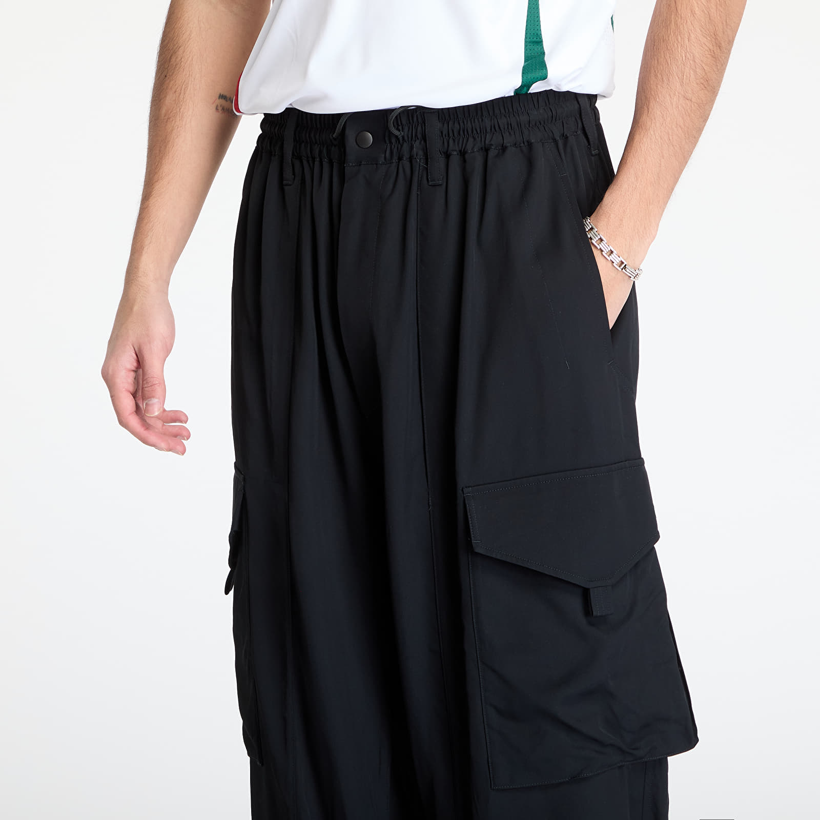 Hosen und Jeans Y-3 Rayon Twill Tracksuit Bottoms Black