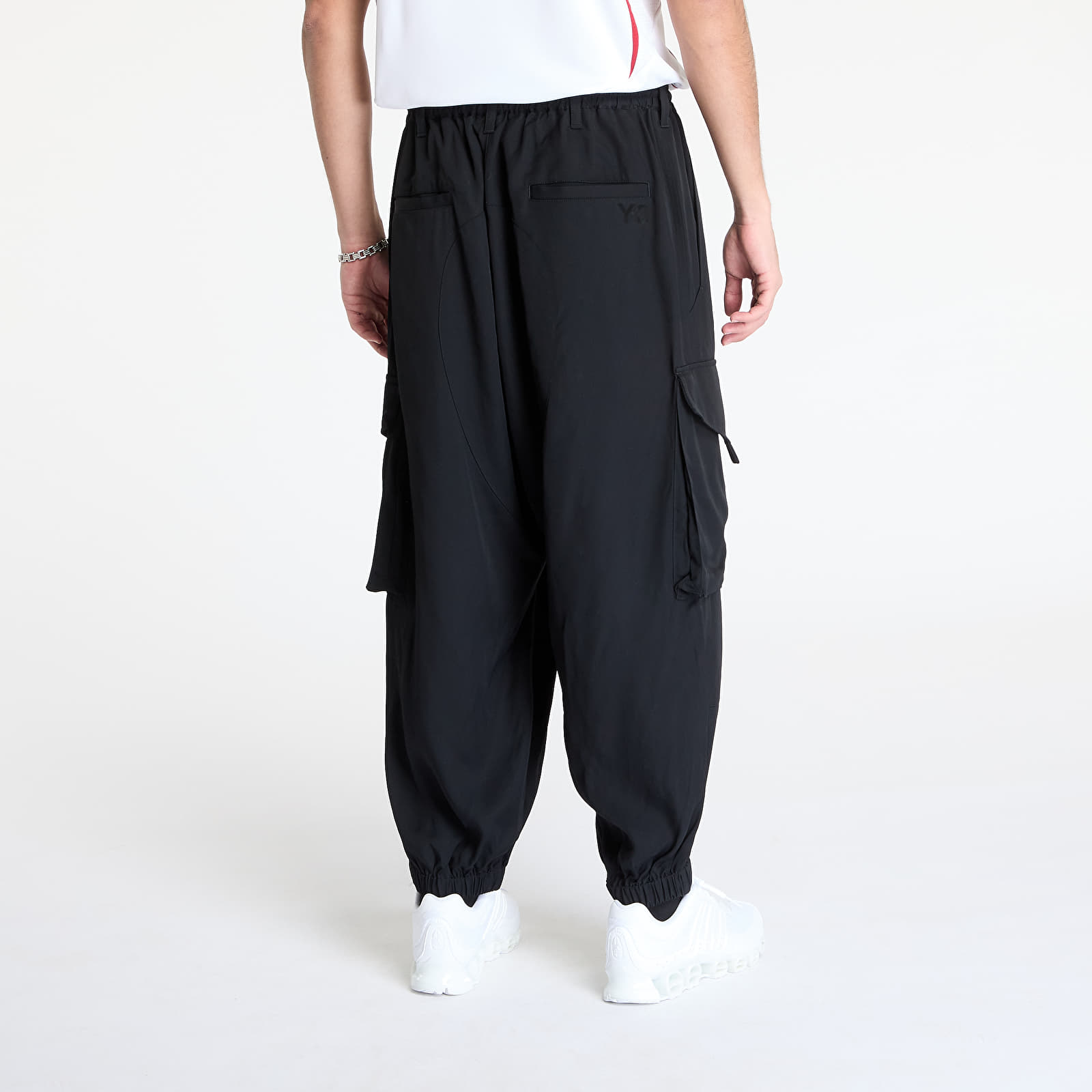 Hosen und Jeans Y-3 Rayon Twill Tracksuit Bottoms Black