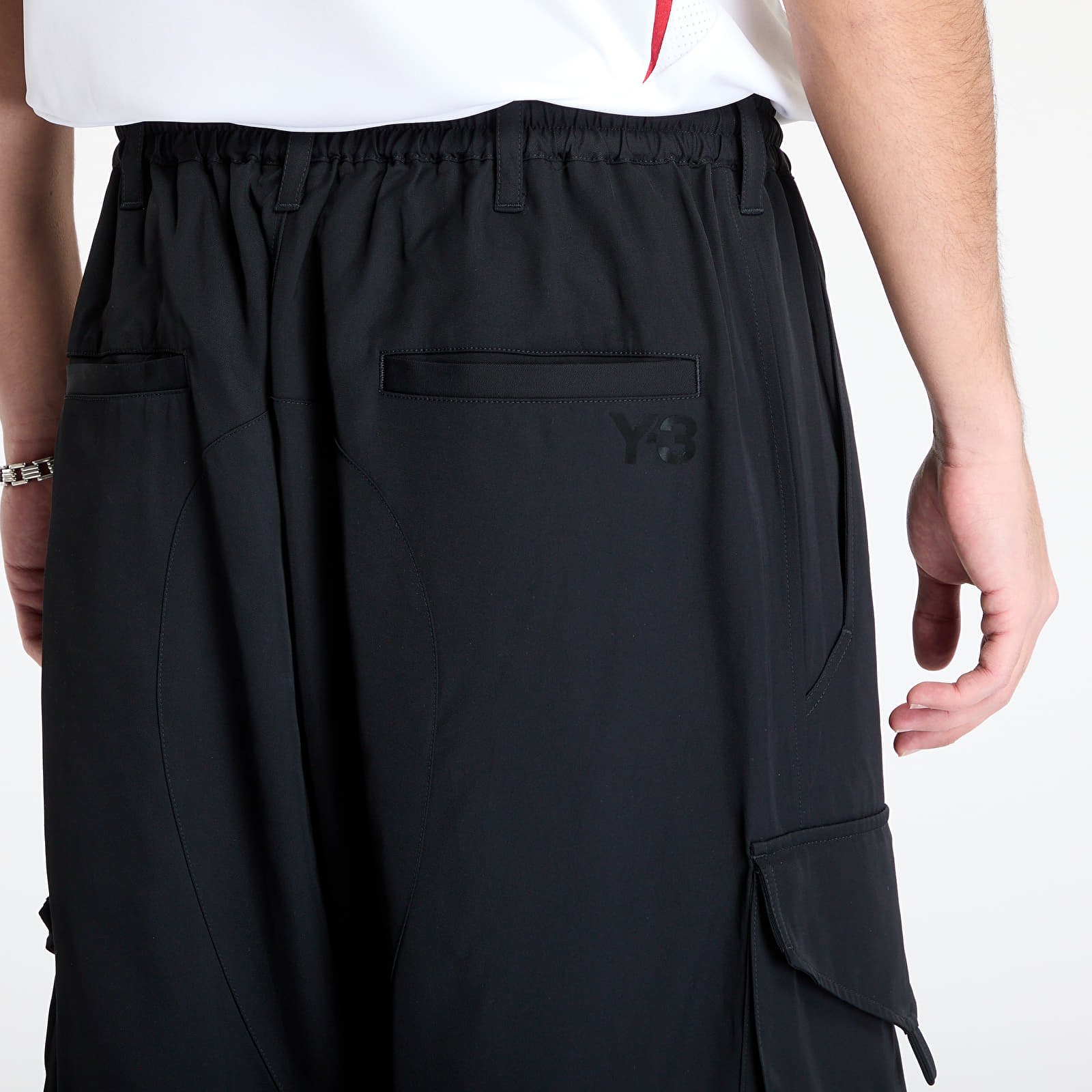 Hosen und Jeans Y-3 Rayon Twill Tracksuit Bottoms Black