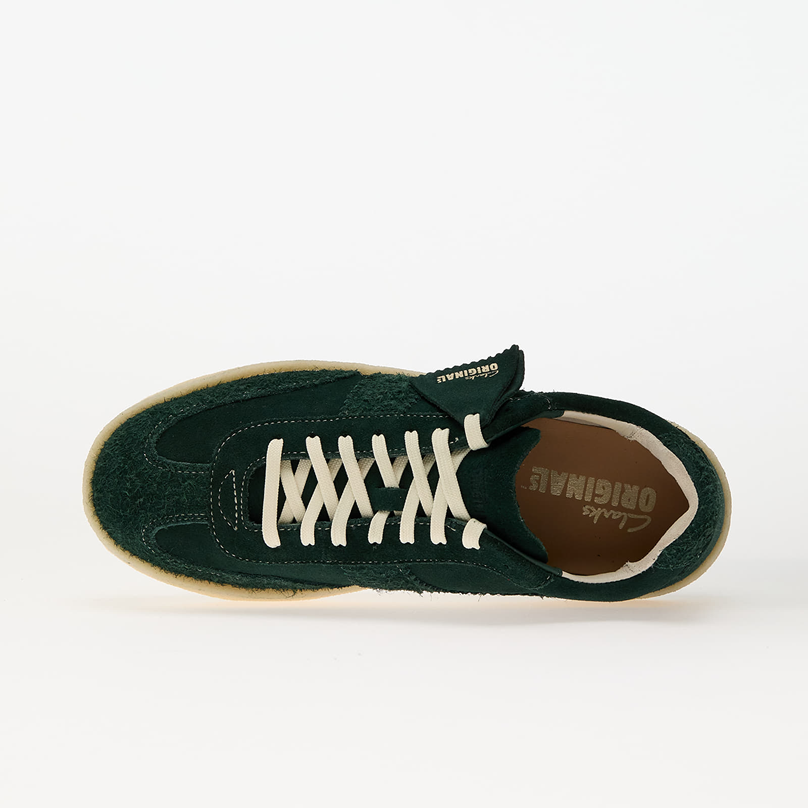 Pánské tenisky a boty Clarks Originals Tor 80 Pine Green Suede
