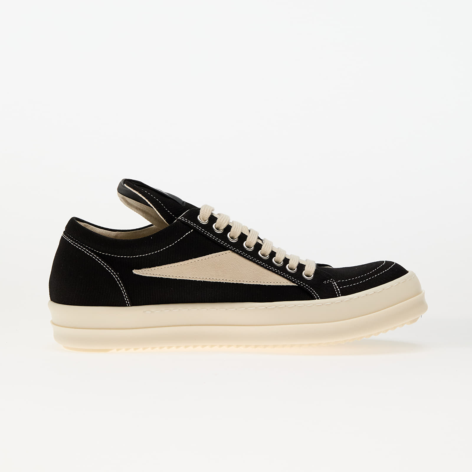 Zapatillas Hombre Rick Owens DRKSHDW Vintage Sneaks Black/ Milk/ Milk