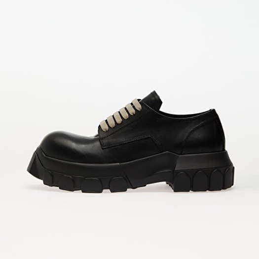 Rick Owens Laceup Bozo Tractor Black/ Black