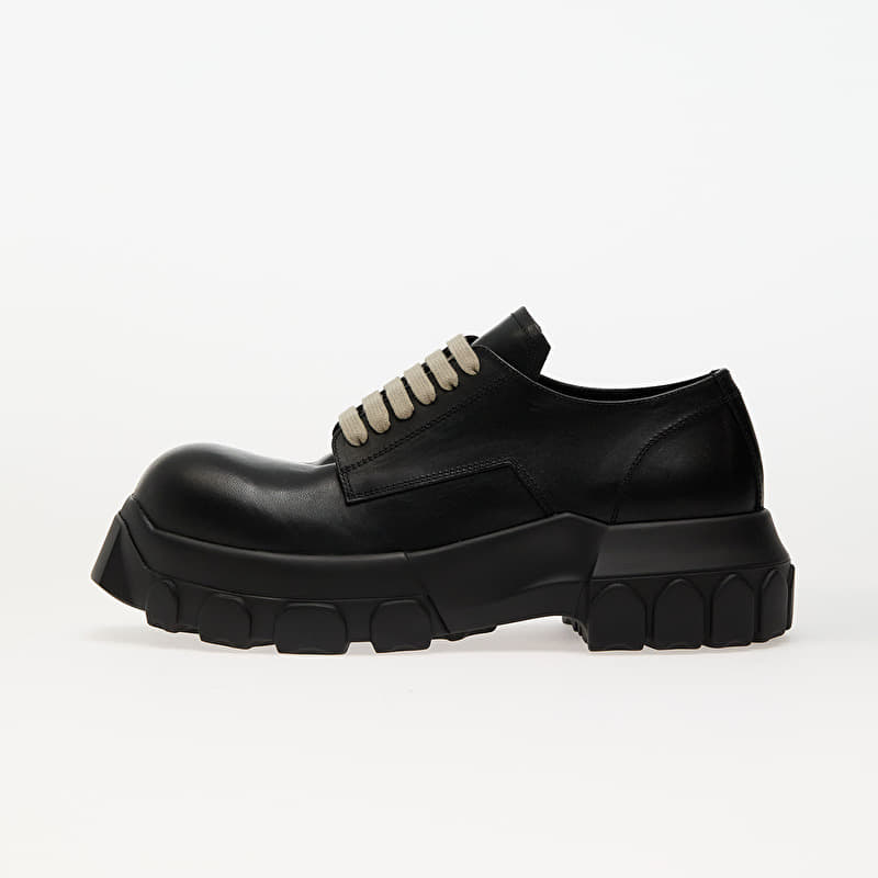 Rick Owens Laceup Bozo Tractor Black/ Black | Footshop