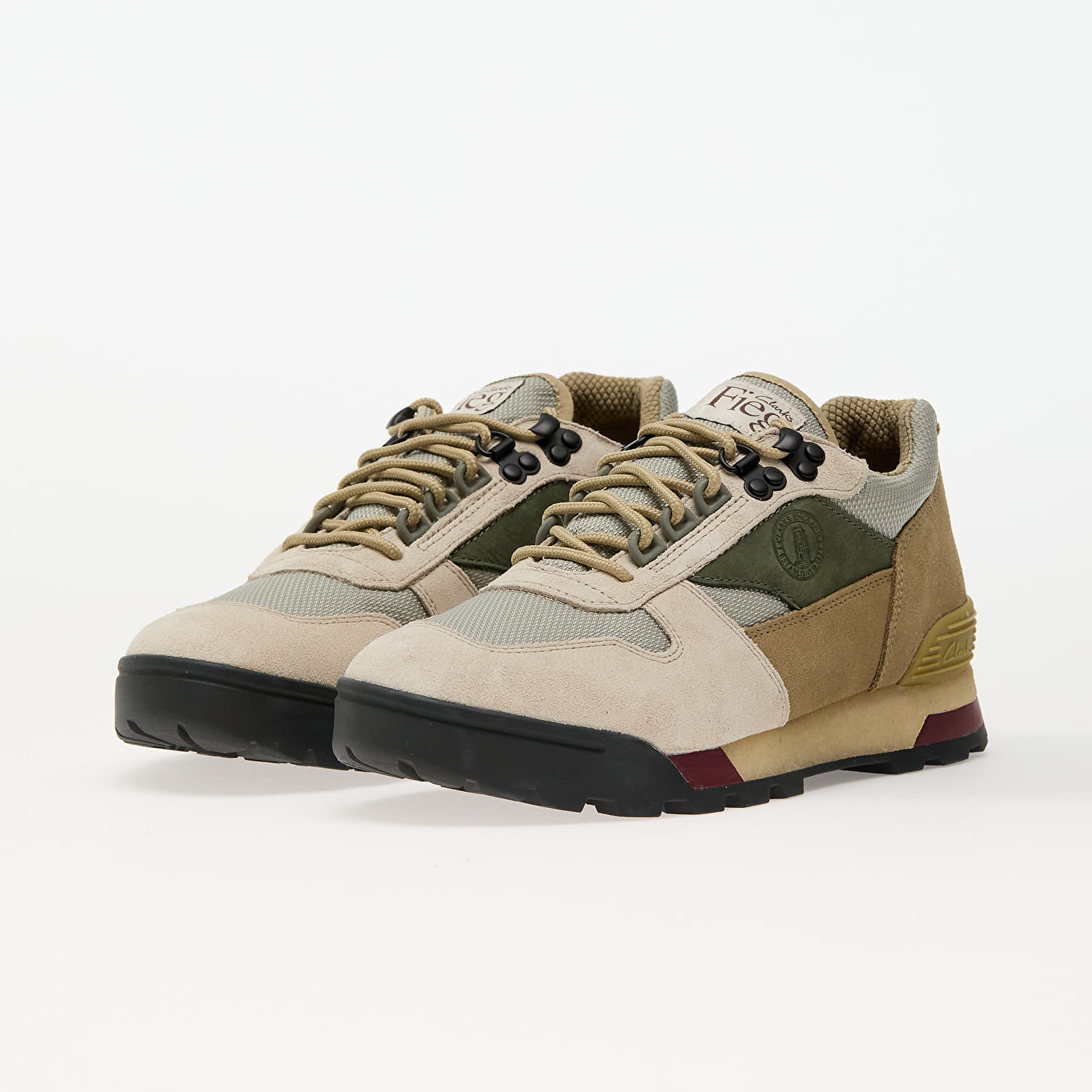 Pánské tenisky a boty Clarks Originals x Ronnie Fieg Laddow Light Sand Comb