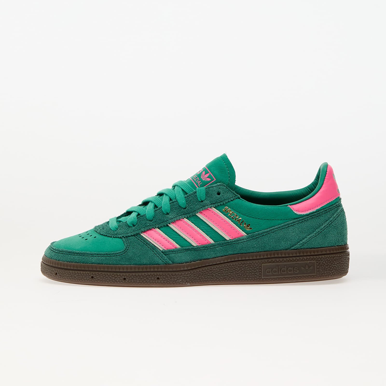 Levně Tenisky adidas Handball Spezial Wm Court Green/ Lucid Pink/ Off White