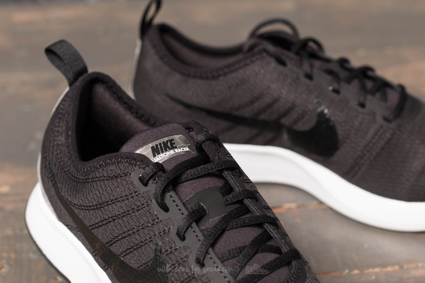 Damen Sneaker und Schuhe Nike Dualtone Racer (GS) Black/ Black-Metallic Pewter