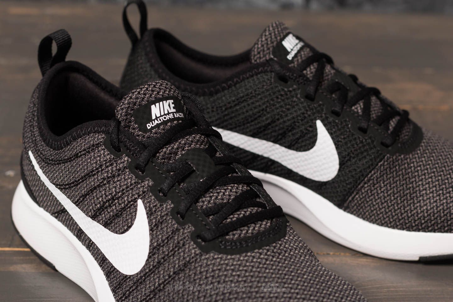 Damen Sneaker und Schuhe Nike Dualtone Racer (GS) Black/ White-Dark Grey