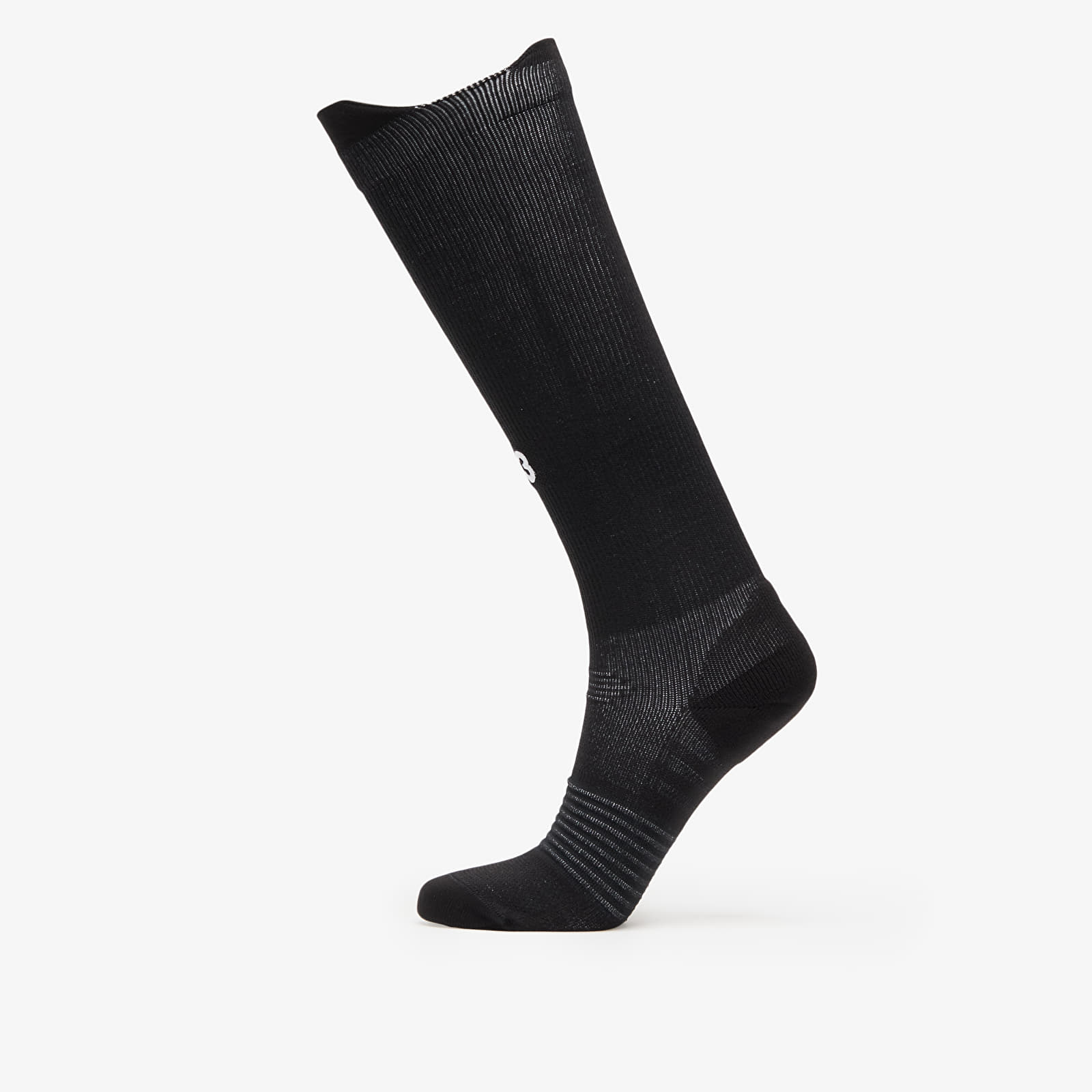 Socken Y-3 High Knee Running Socks Black/ Core White