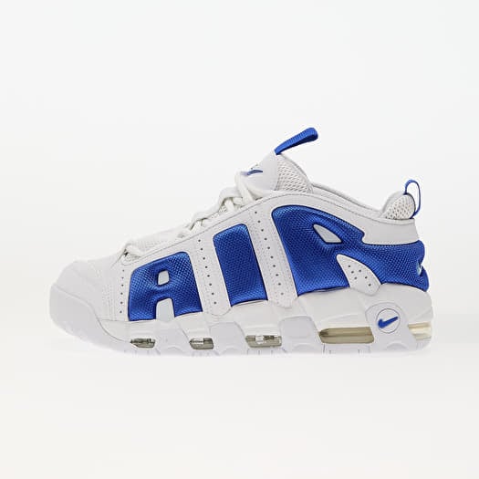 Nike Air More Uptempo Low White/ Hyper Royal-Psychic Blue