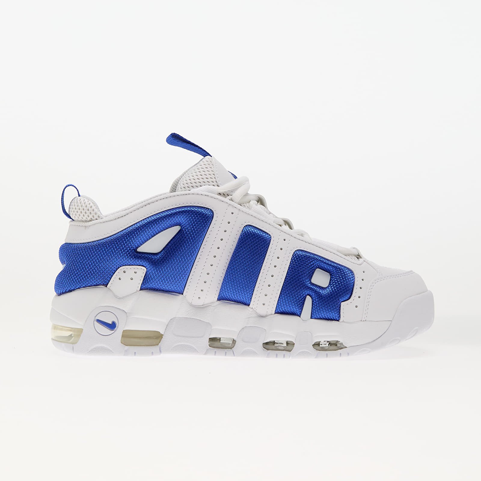 Sko til mænd Nike Air More Uptempo Low White/ Hyper Royal-Psychic Blue