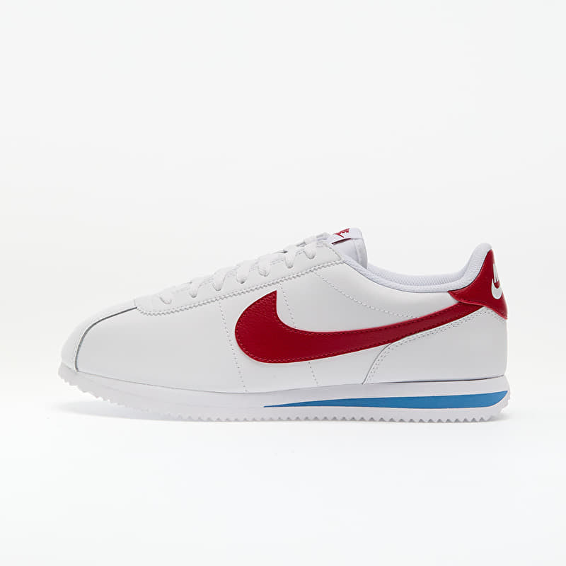 Nike Cortez White/ Varsity Red-Varsity Blue