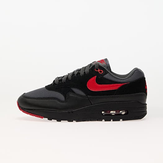 Nike Air Max 1 Essential Black/ University Red-Iron Grey