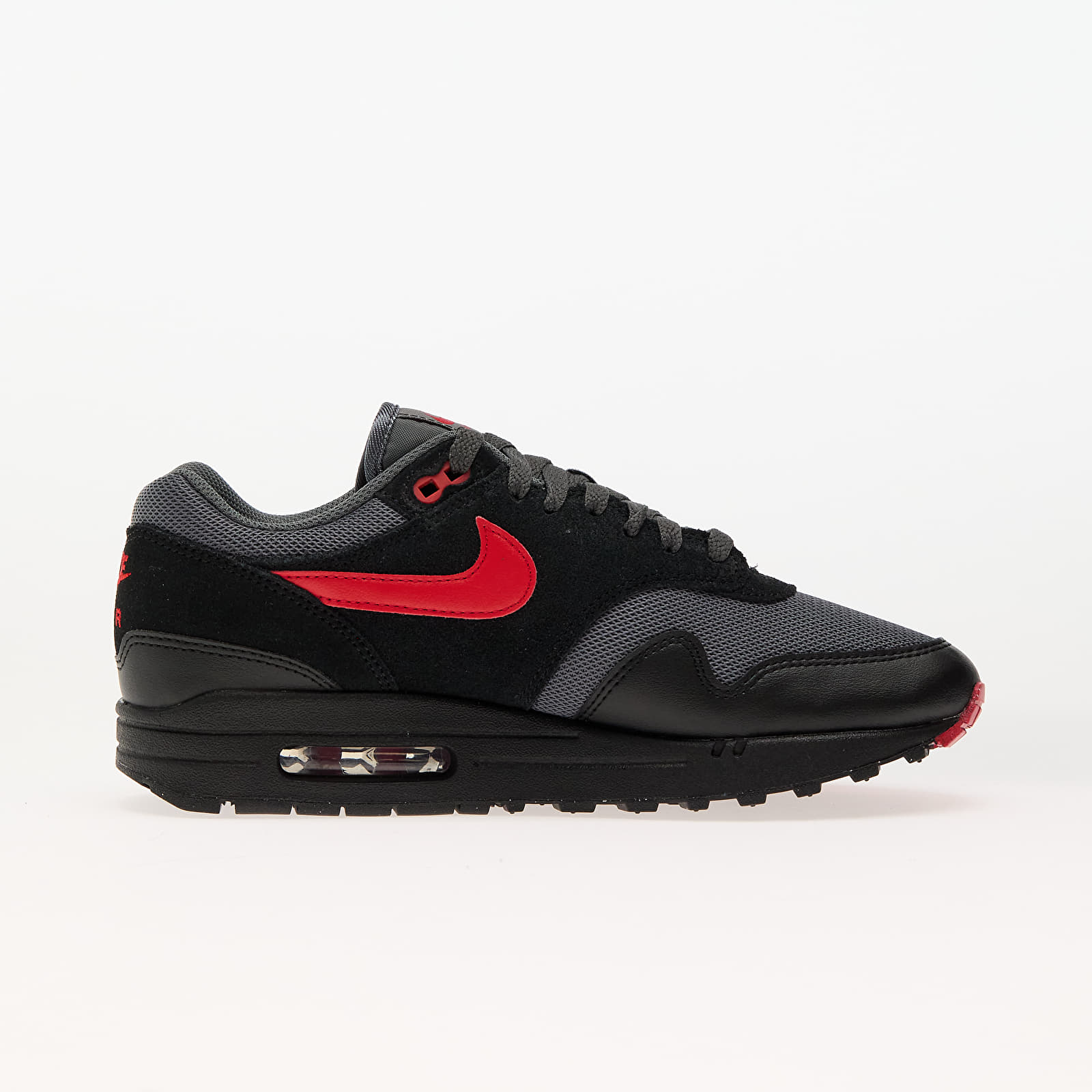 Férfi cipők Nike Air Max 1 Essential Black/ University Red-Iron Grey
