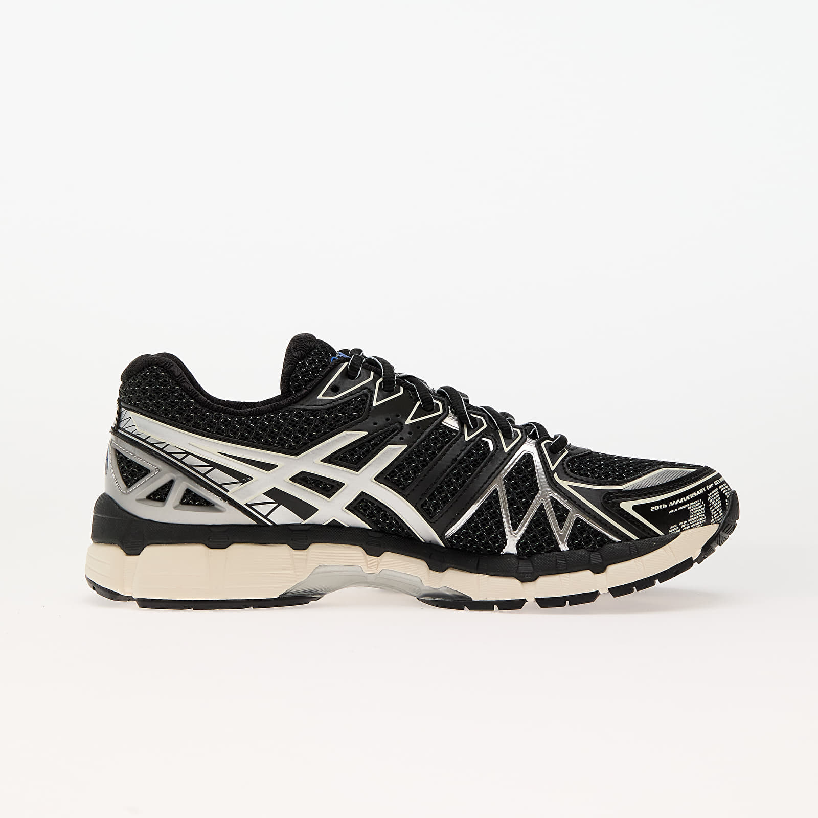 Herren Sneaker und Schuhe Asics Gel-Kayano 20 Black/ Pure Silver
