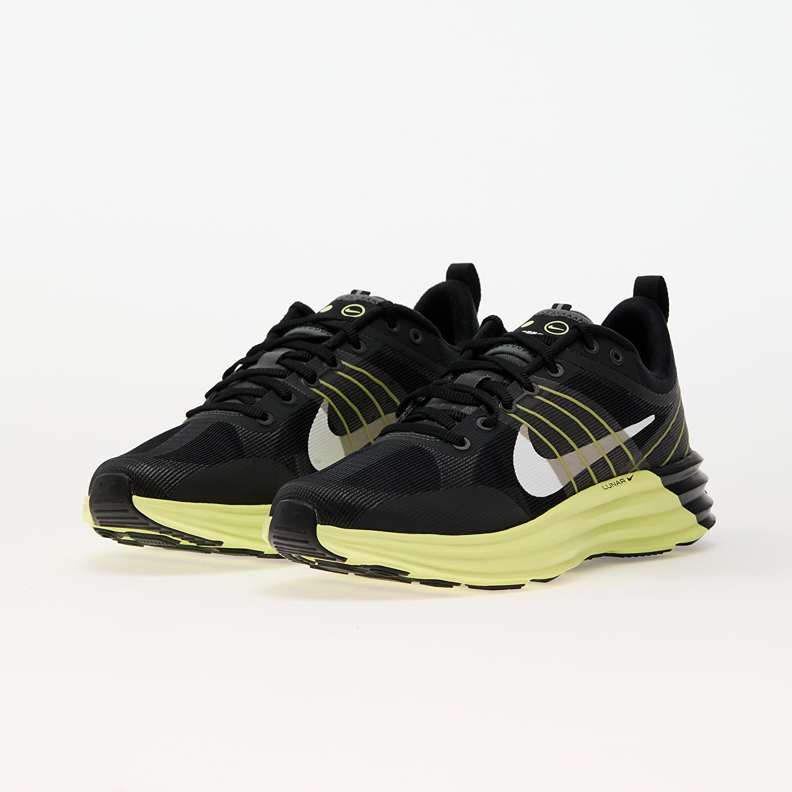 Men's shoes Nike Lunar Roam Black/ White-Iron Grey-Lt Lemon Twist