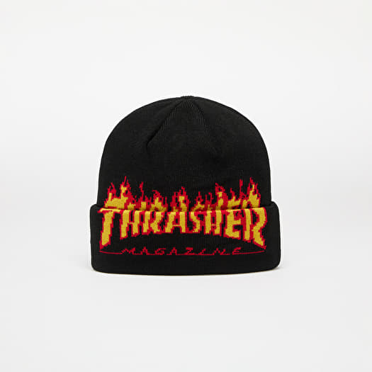 Supreme Cross Cuffless Beanie 黒 Thrasher Supreme Thrasher Beanie (FW24) - $44