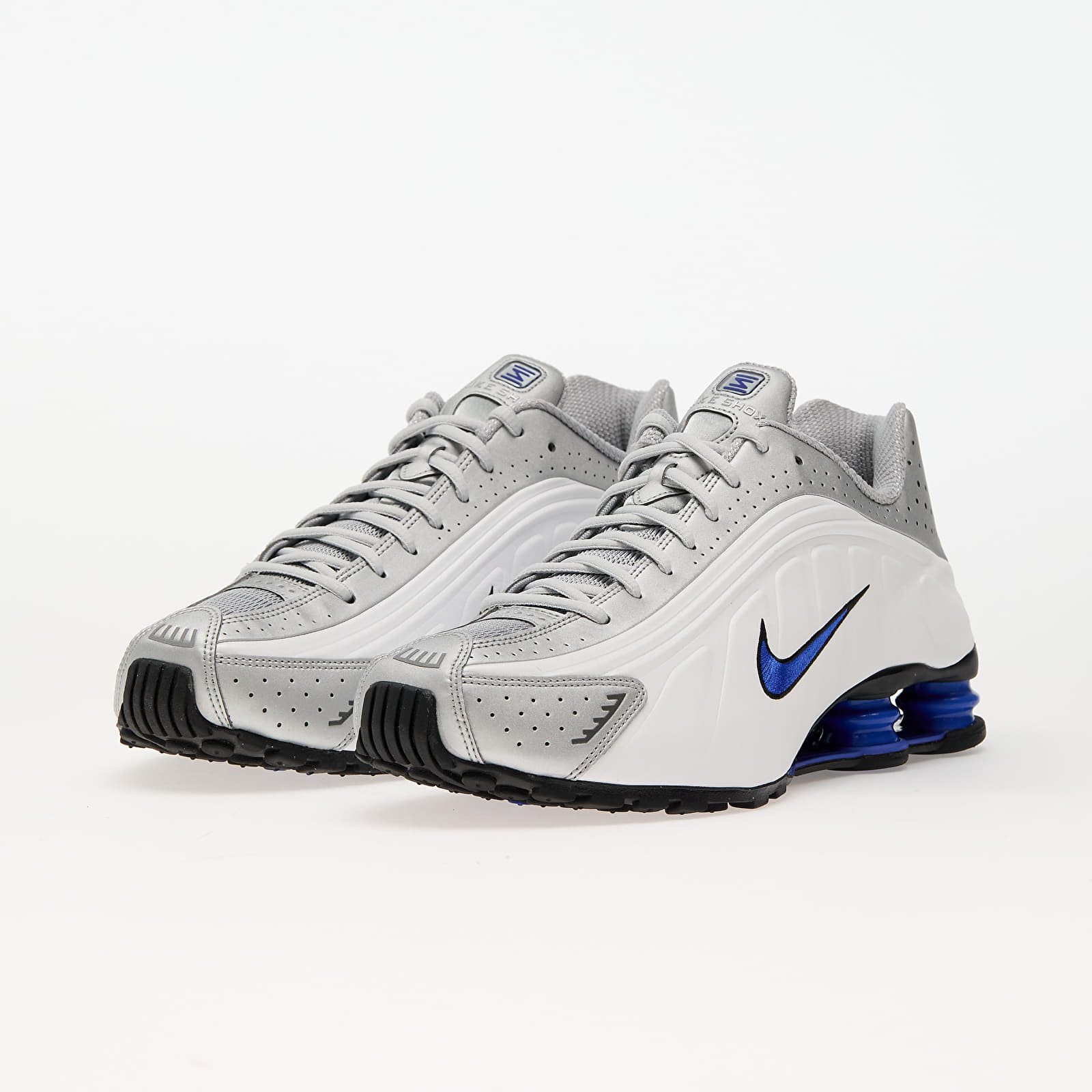 Pánské tenisky a boty Nike Shox R4 White/ Metallic Silver-Racer Blue