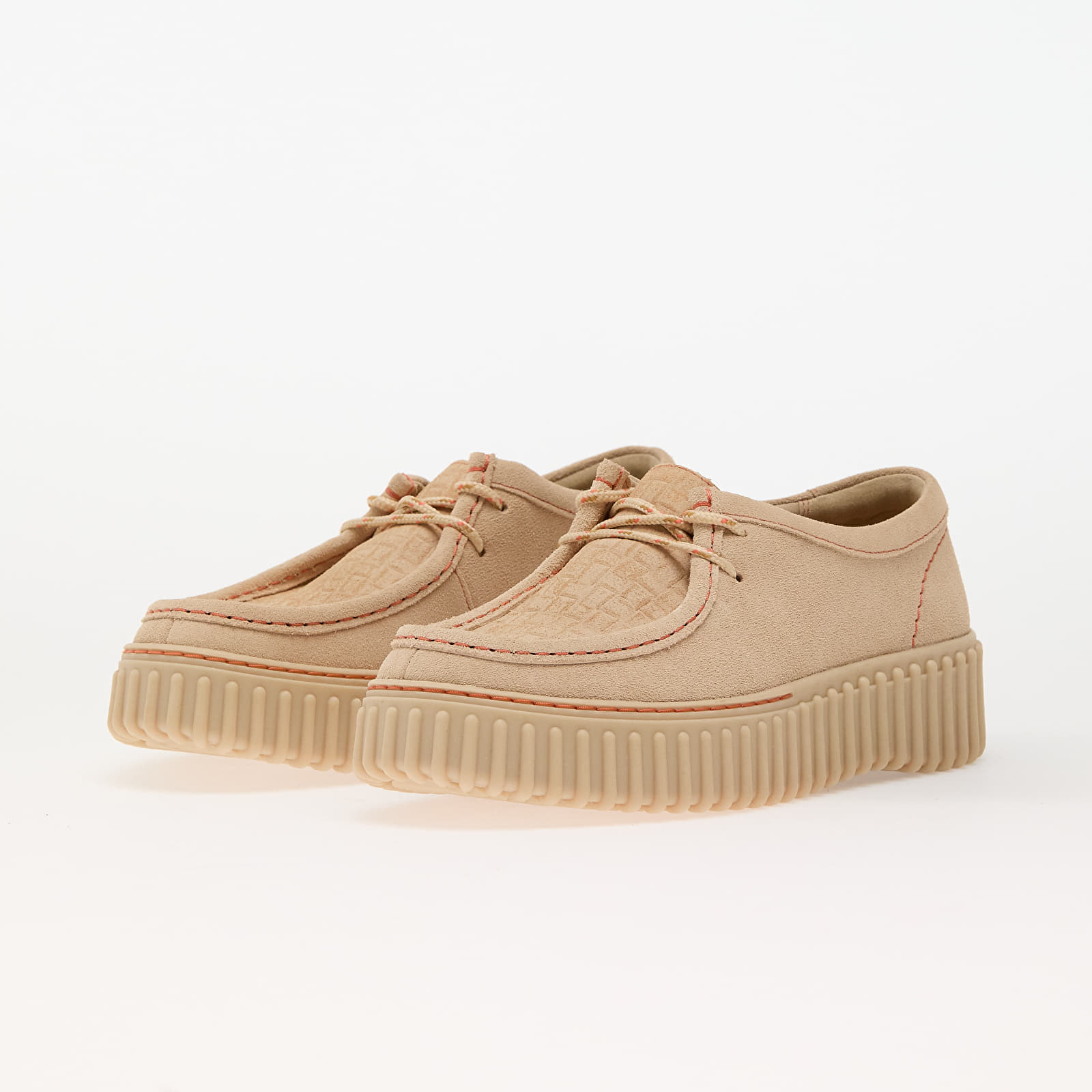 Dámské tenisky a boty Clarks Originals Torhill Bee Ecru Suede