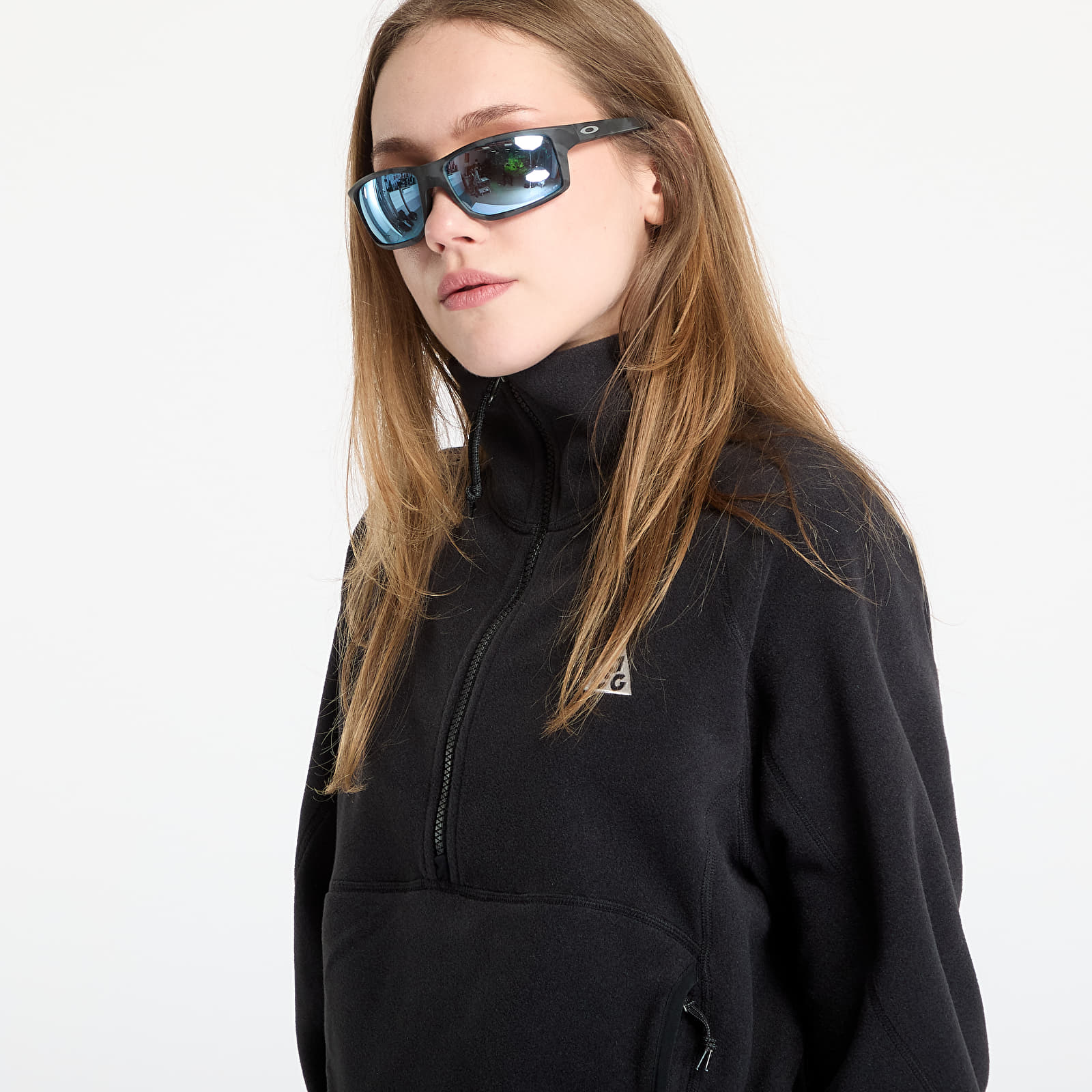 Hoodies für Frauen Nike ACG "Wolf Tree" Women's 1/2-Zip Top Black/ Anthracite/ Summit White