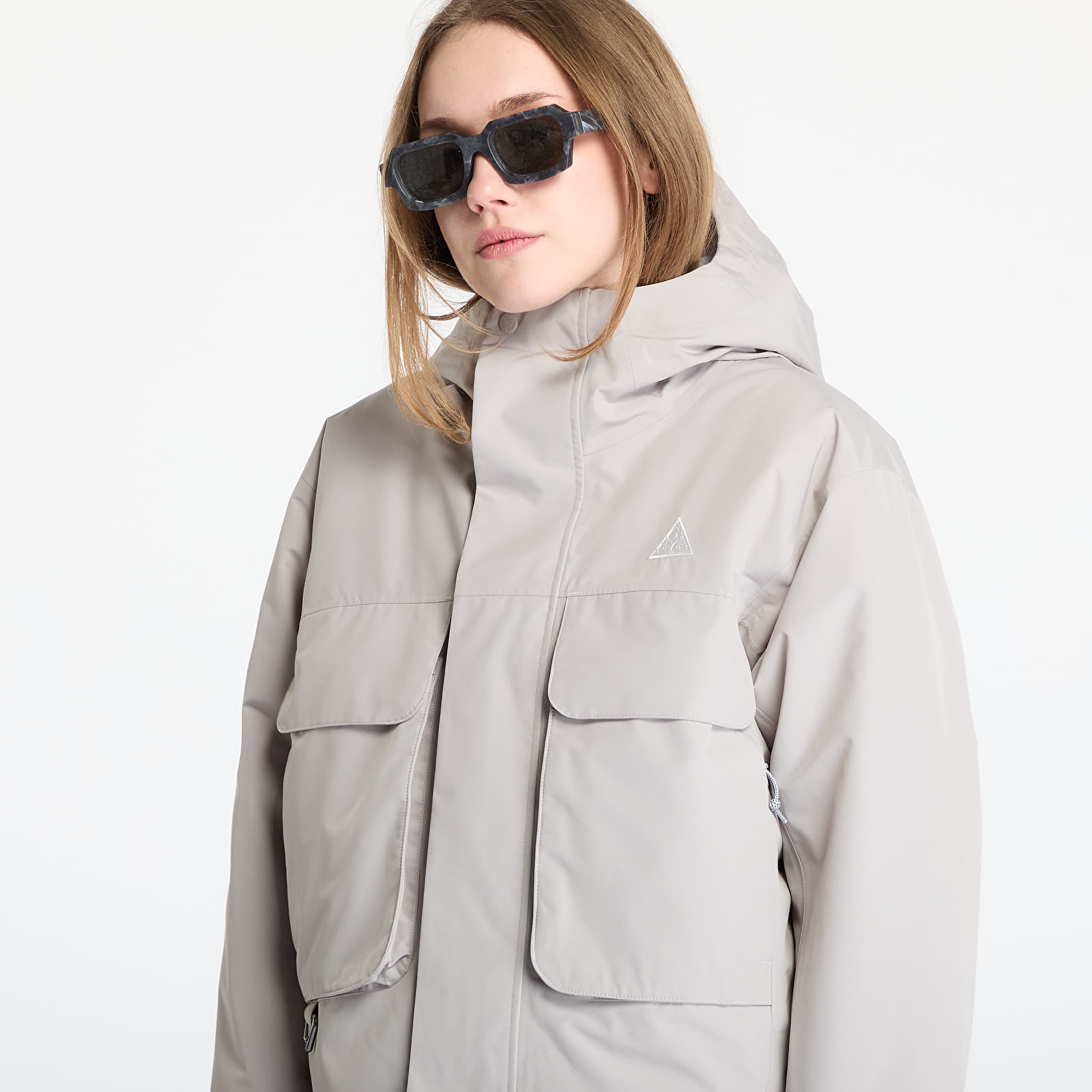 Dámské bundy Nike ACG "Skull Peak" Women's Storm-FIT Jacket College Grey/ Football Grey/ Summit White