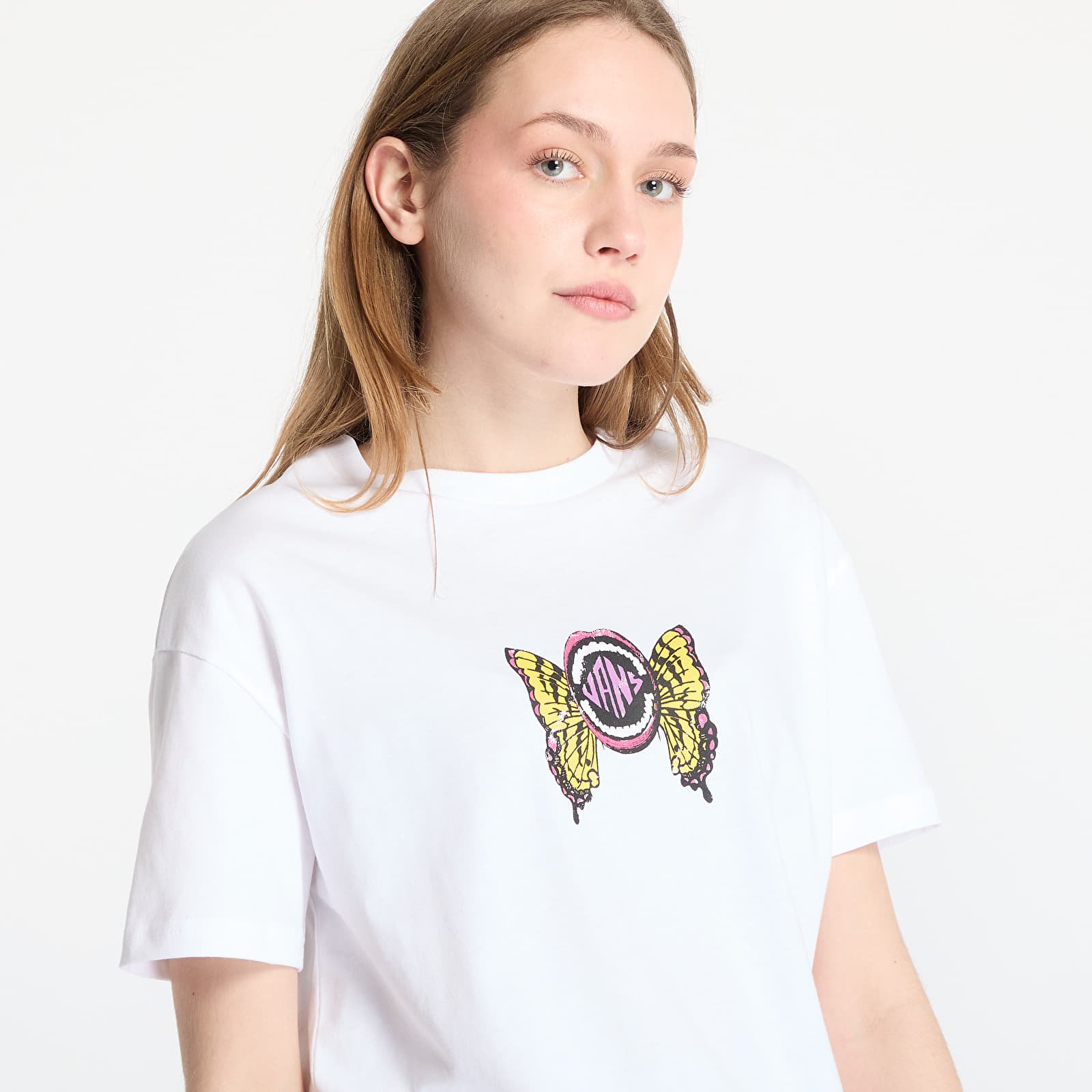 Dámská trička Vans Ethereal Os Ss T-Shirt White