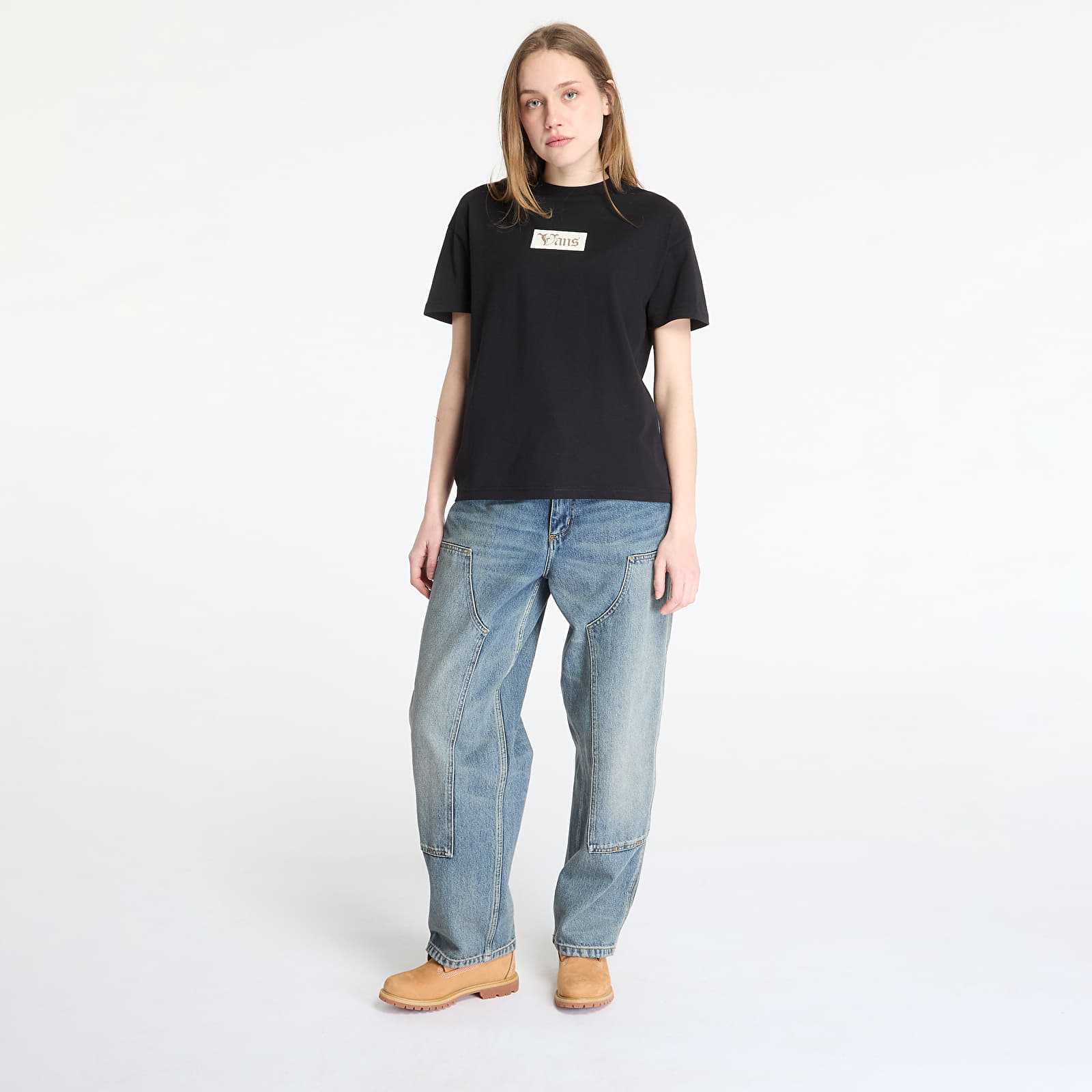 Women's T-shirts Vans Garden Oversized Ss T-Shirt Black