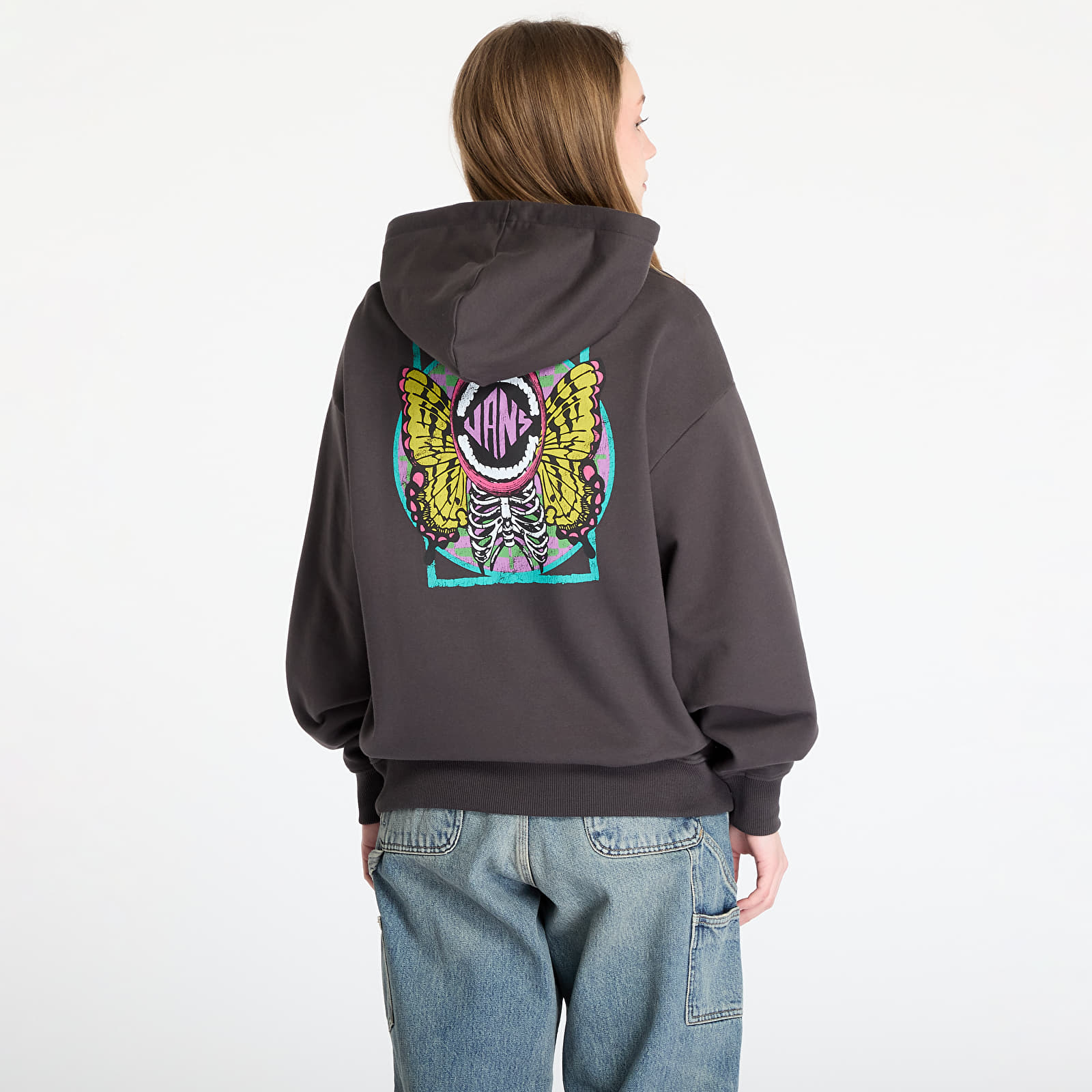 Sieviešu hoodies Vans Ethereal Os Po Black White