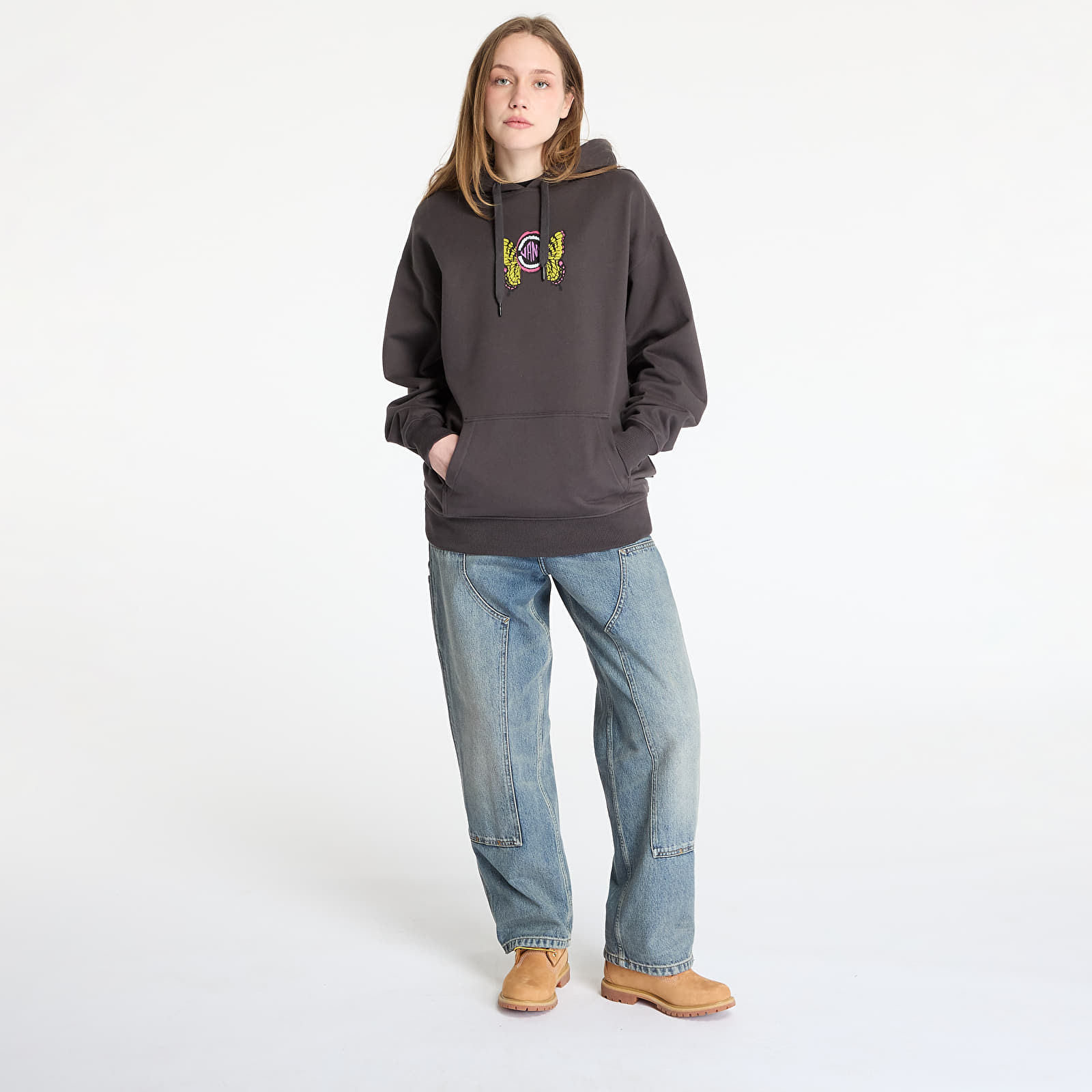 Sieviešu hoodies Vans Ethereal Os Po Black White