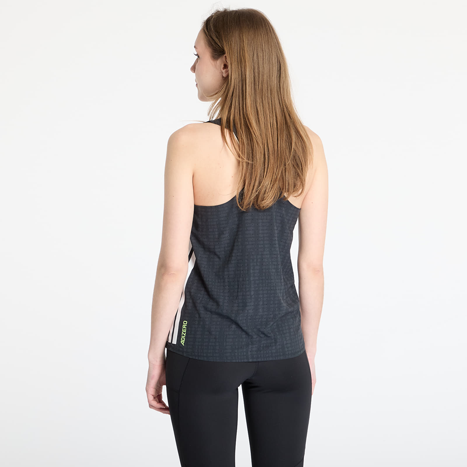 Vests adidas Adizero Running Singlet Top Dark Grey/ Carbon/ Black