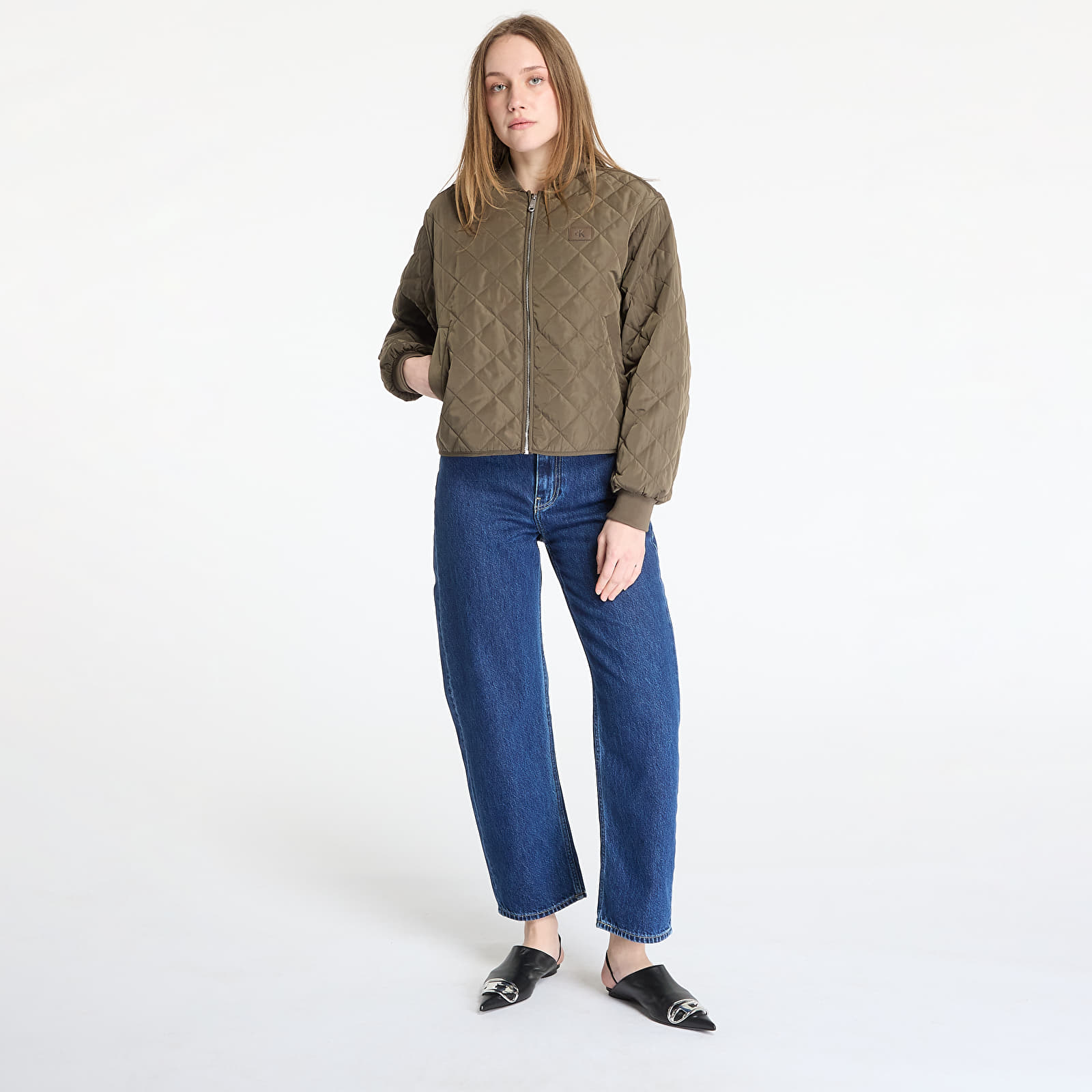 Jacken Calvin Klein Jeans Quilted Jacket Gray