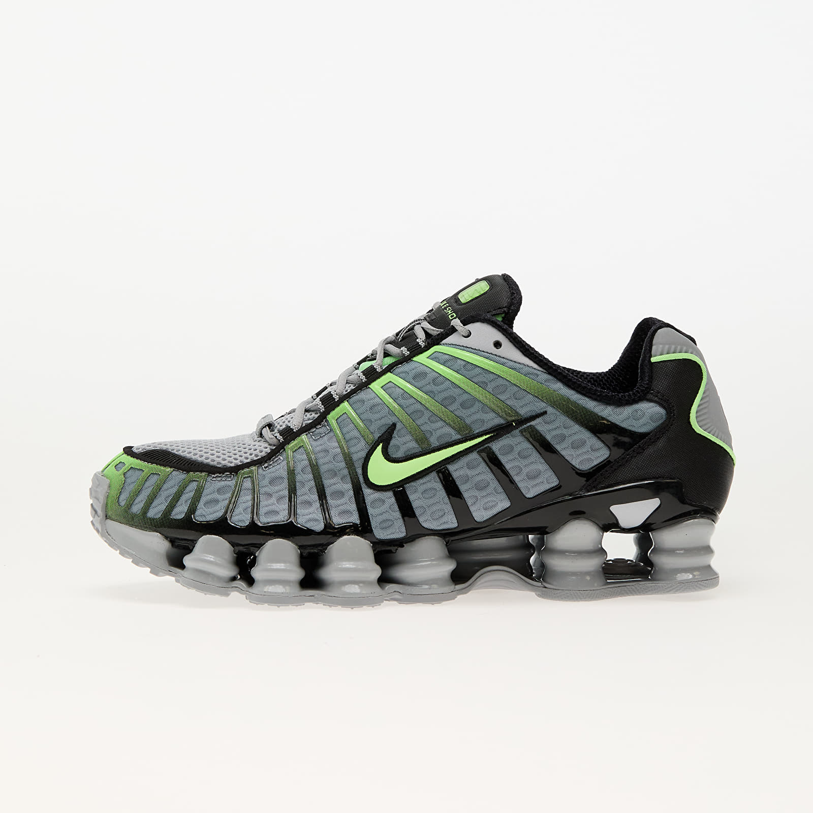 Men's shoes Nike Shox TL Wolf Grey/ Lime Blast-Black