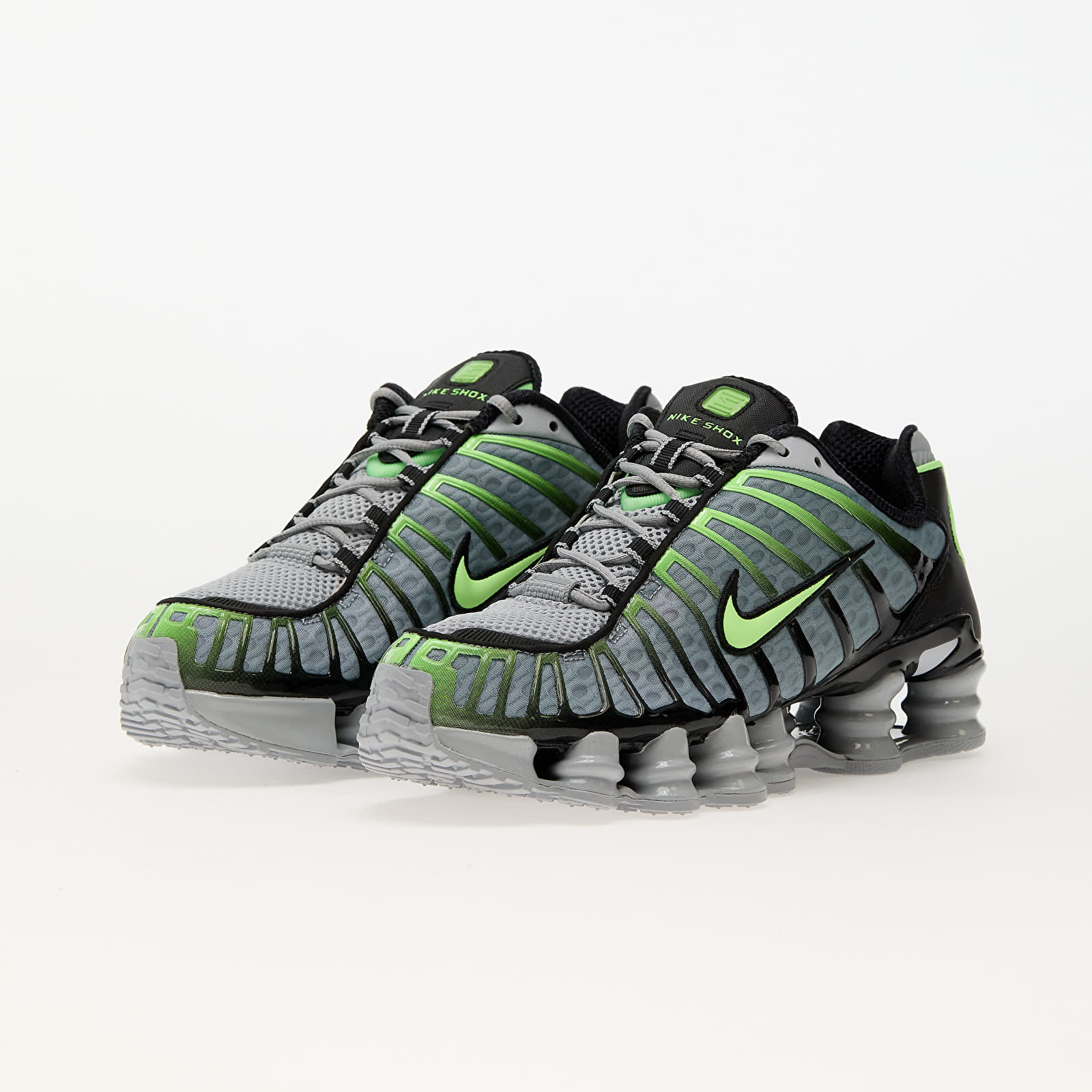 Men's shoes Nike Shox TL Wolf Grey/ Lime Blast-Black