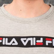 Hoodies and sweatshirts FILA Amber Crew Sweat Light Grey Melange Bros Footshop