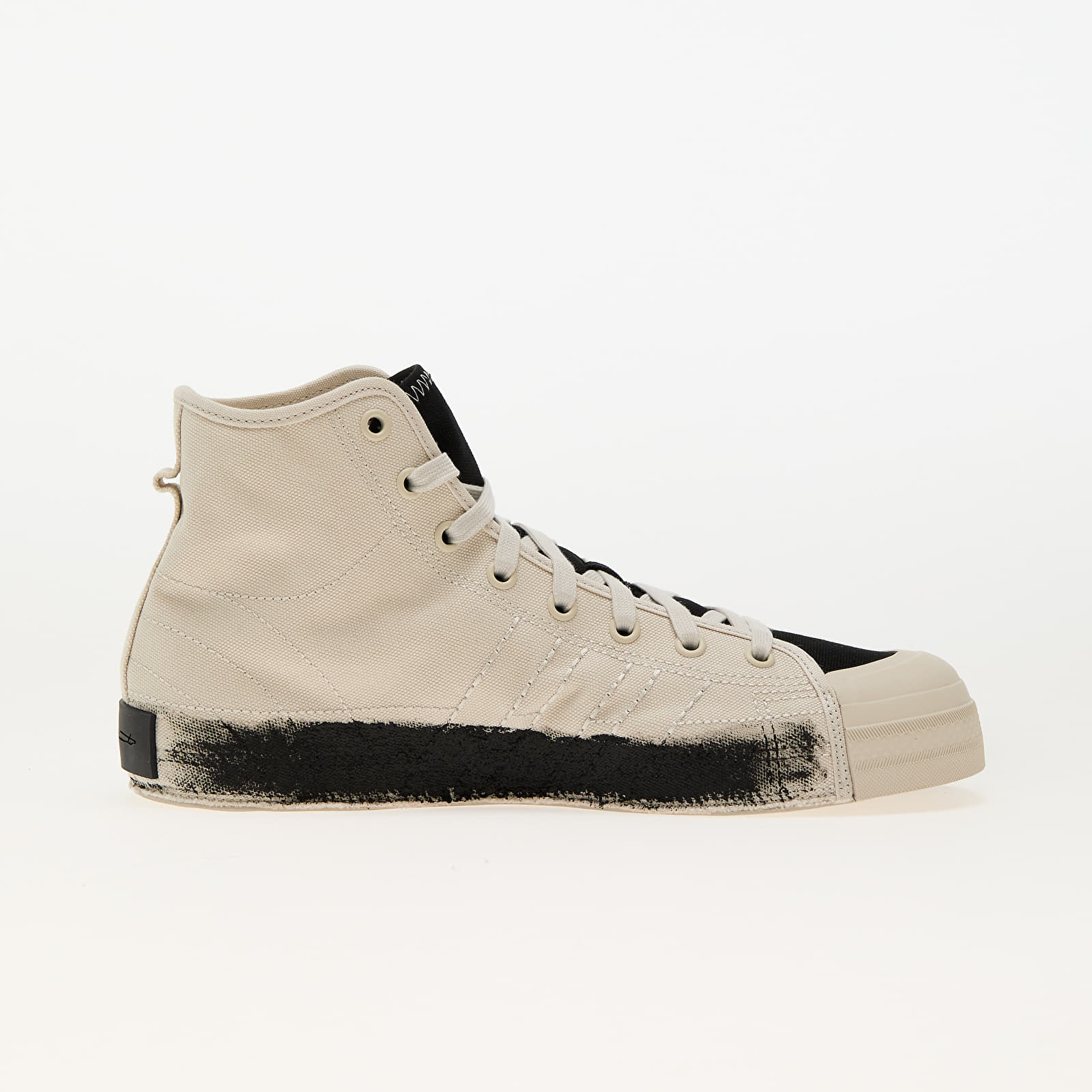 Herren Sneaker und Schuhe Y-3 Nizza Hi Talc/ Talc/ Black