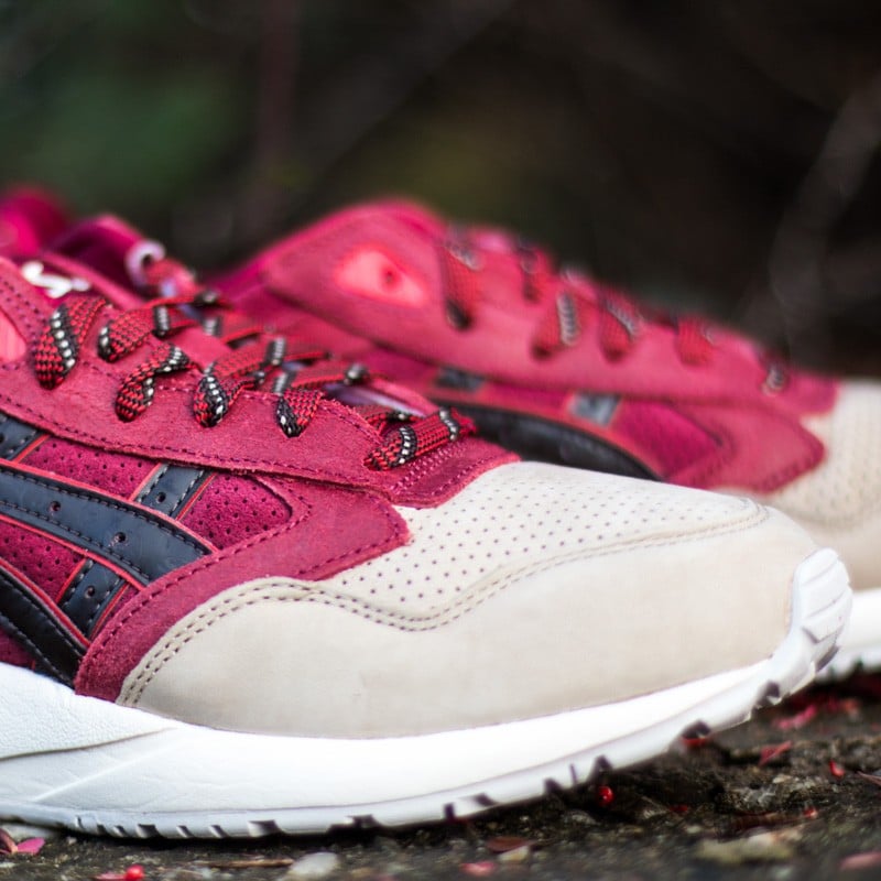 Men s shoes Asics Gel Saga Burgundy Dark Brown Footshop