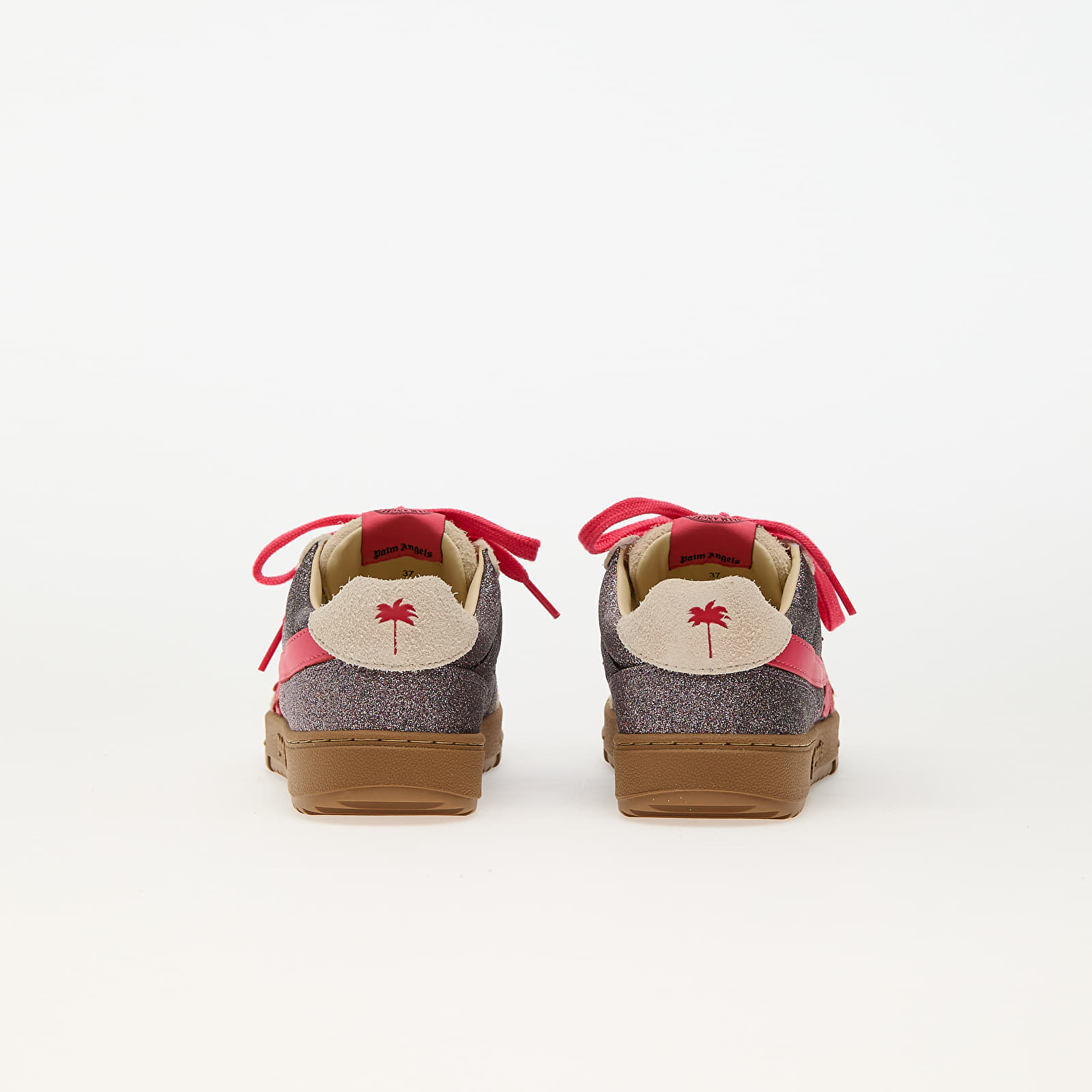 Sneaker und Schuhe für Kinder Palm Angels Kids Palm Beach University Glitter Silver