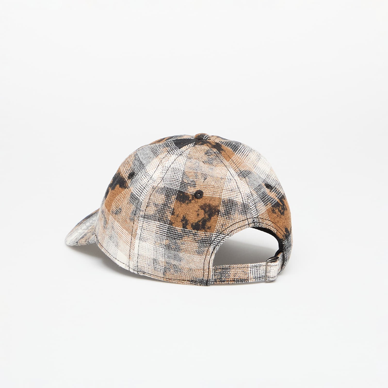 Caps Palm Angels Curved Logo Check Cap Grey/ Black