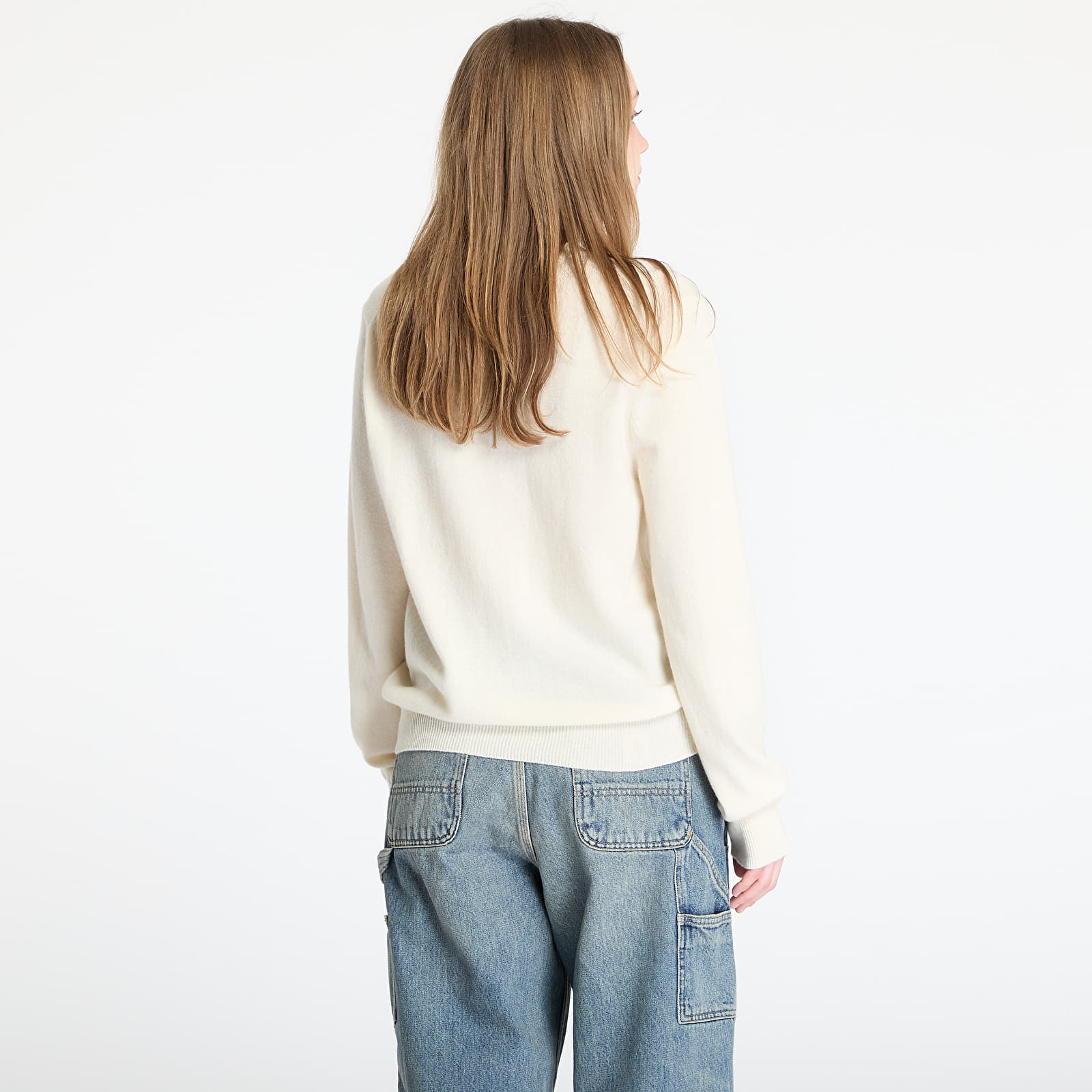 Verryttelypaidat Comme des Garçons PLAY White Heart Pullover Natural Color