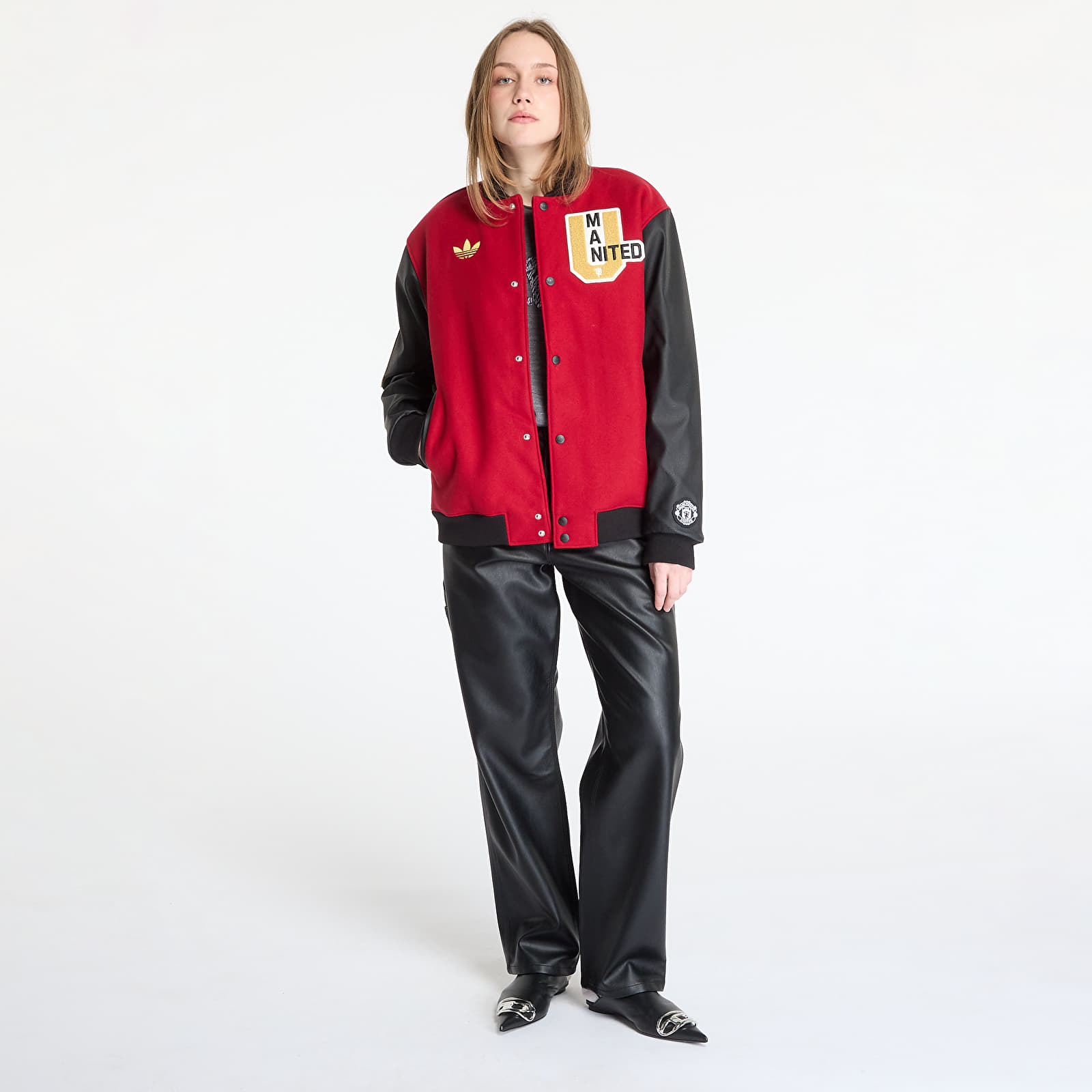 Bombery adidas Manchester United Vrct Jacket UNISEX Active Maroon