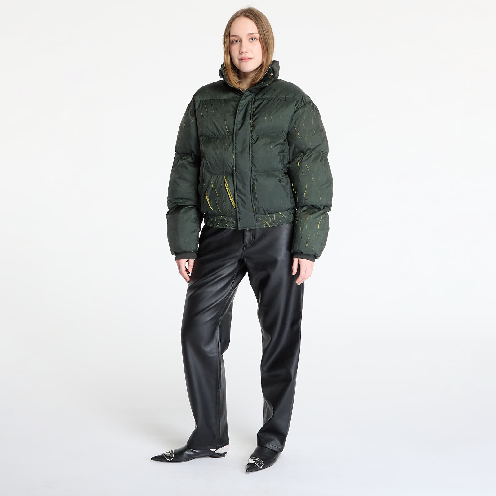 Men's jackets Daily Paper Renako Puffer Jacket Jet Black