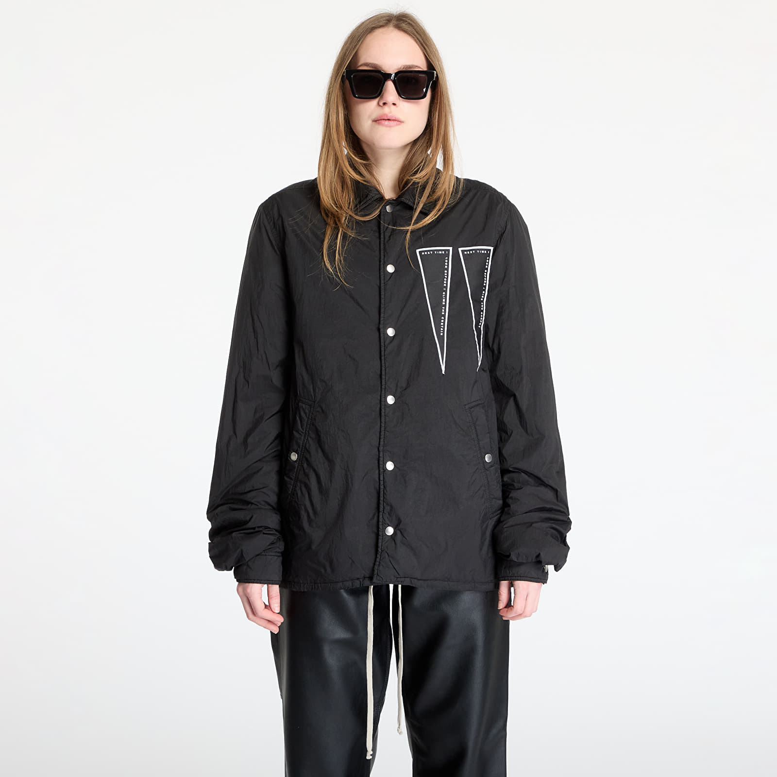 Vestes  Rick Owens DRKSHDW Snapfront Jacket Black