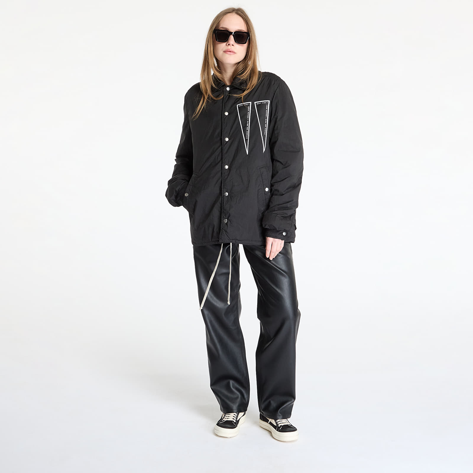 Kurtki Rick Owens DRKSHDW Snapfront Jacket Black