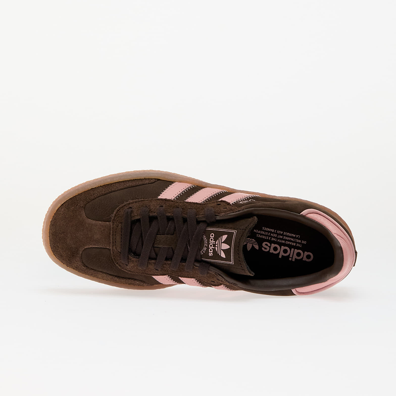 Női cipők adidas Sambae W Dark Brown/ Wonder Mauve/ Gumm2