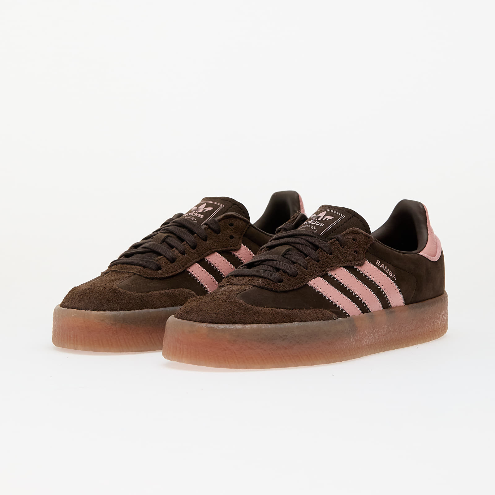Női cipők adidas Sambae W Dark Brown/ Wonder Mauve/ Gumm2