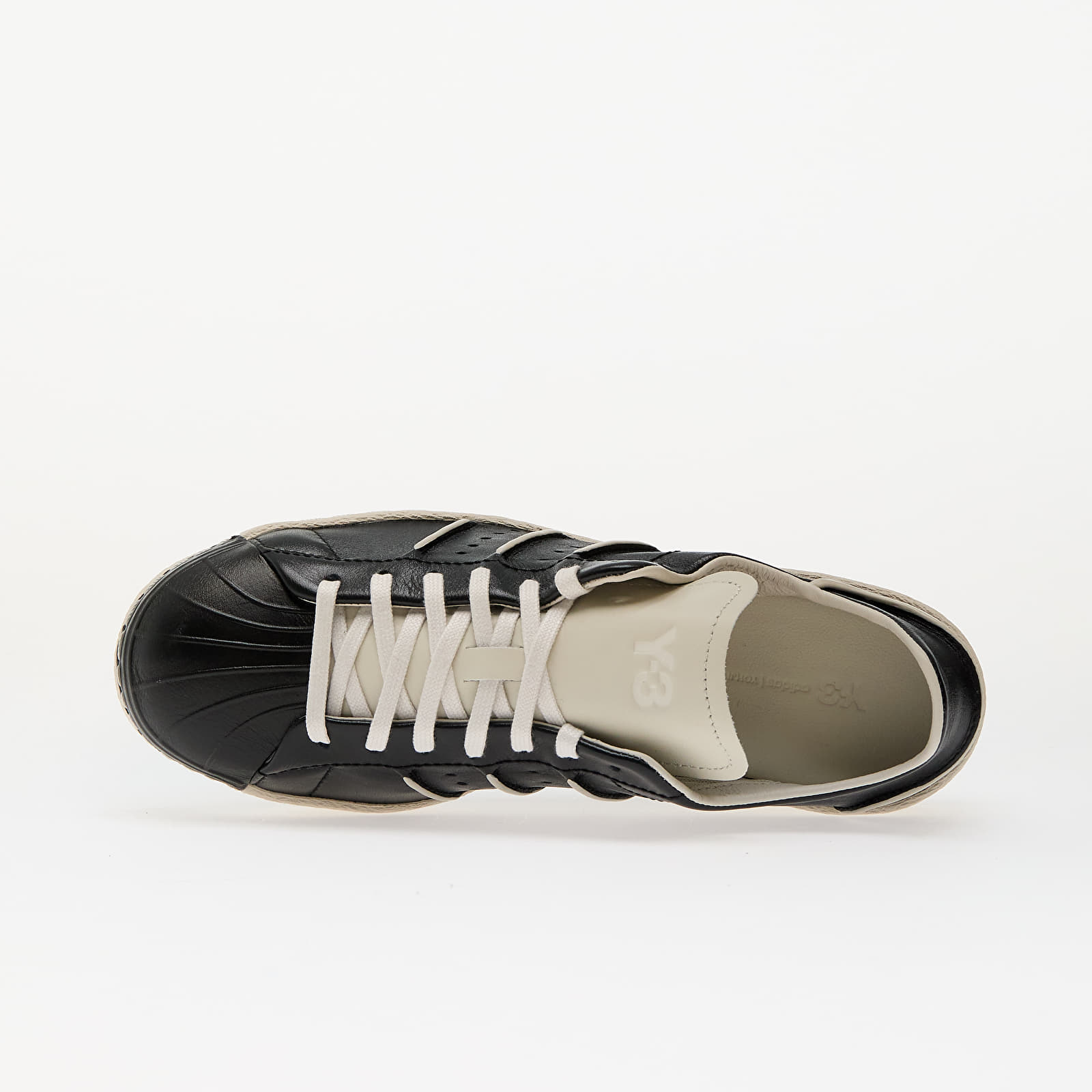 Férfi cipők Y-3 Superstar Black/ Black/ Talc
