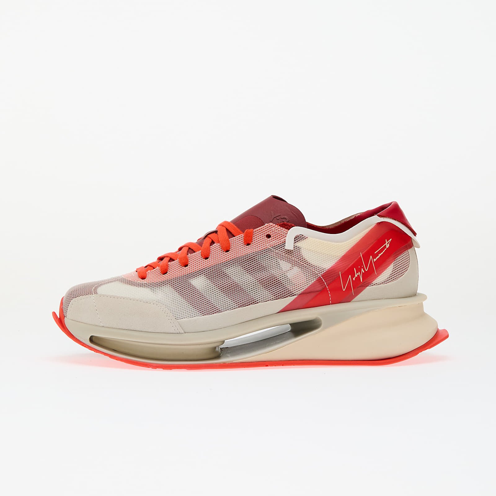 Férfi cipők Y-3 S-Gendo Run Crew White/ Talc/ Better Scarlet