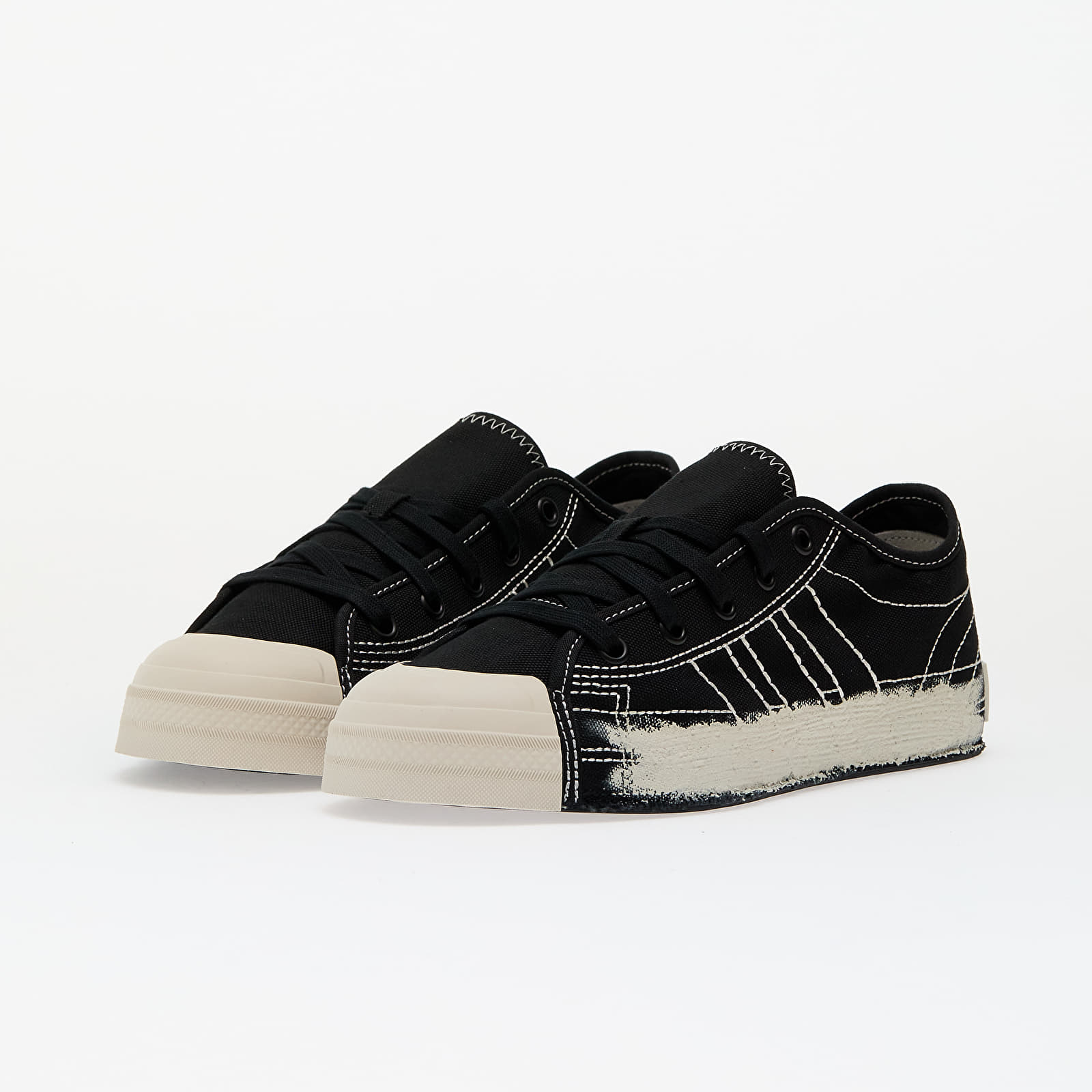 Férfi cipők Y-3 Nizza Lo Black/ Black/ Talc