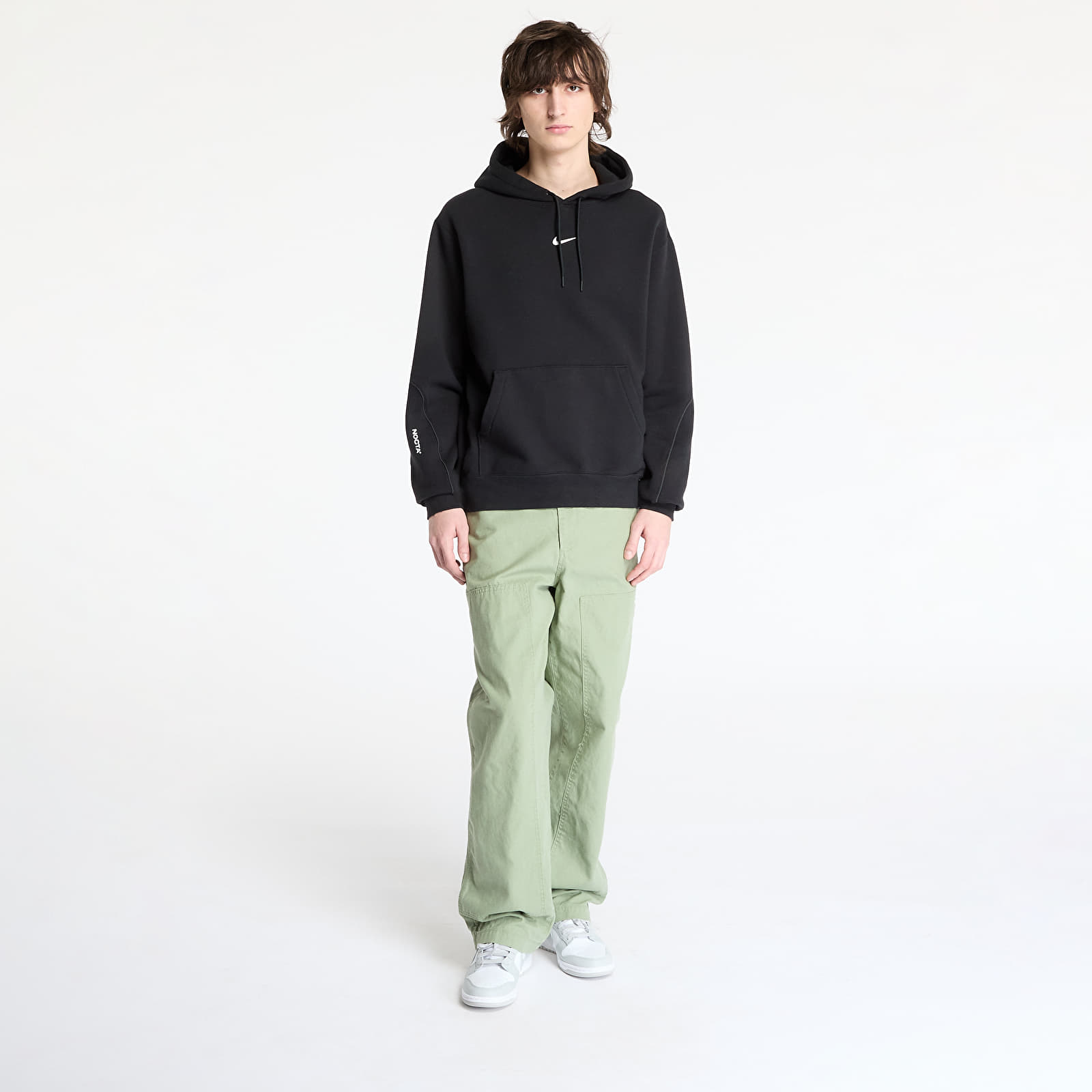 Mikiny Nike x NOCTA Fleece CS Hoodie Anthracite/ Iron Grey/ Wolf Grey/ Wolf Grey