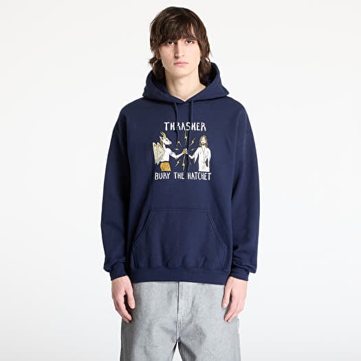Thrasher x Toy Machine B.T.H. Hoodie Navy