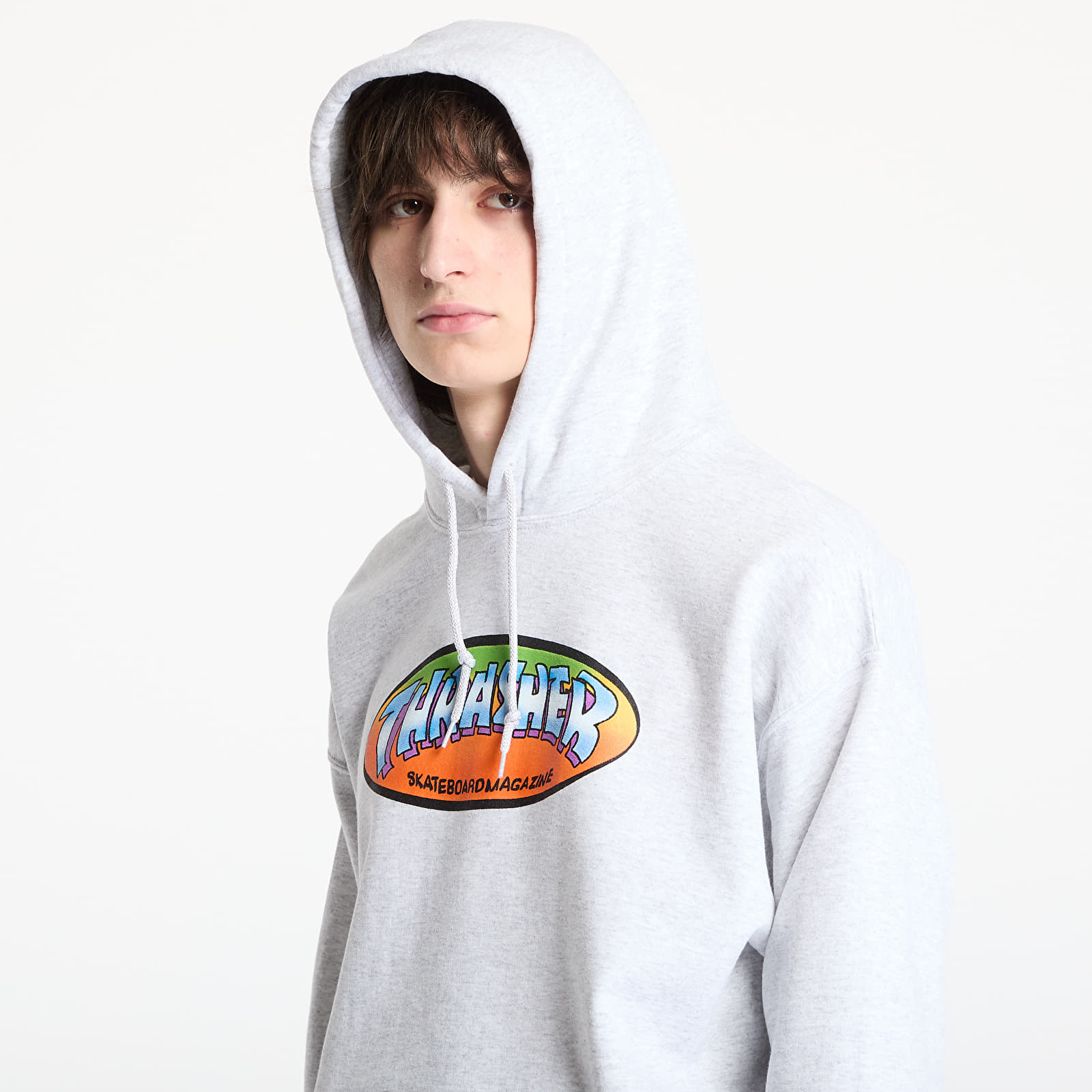 Sweatjacken und Sweatshirts Thrasher Ninety Five by Spanky Hoodie Ash Grey